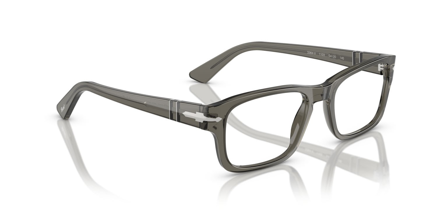 Eyeglasses Persol PO 3364V (1103) color fumo shape rectangle lenses lente demo