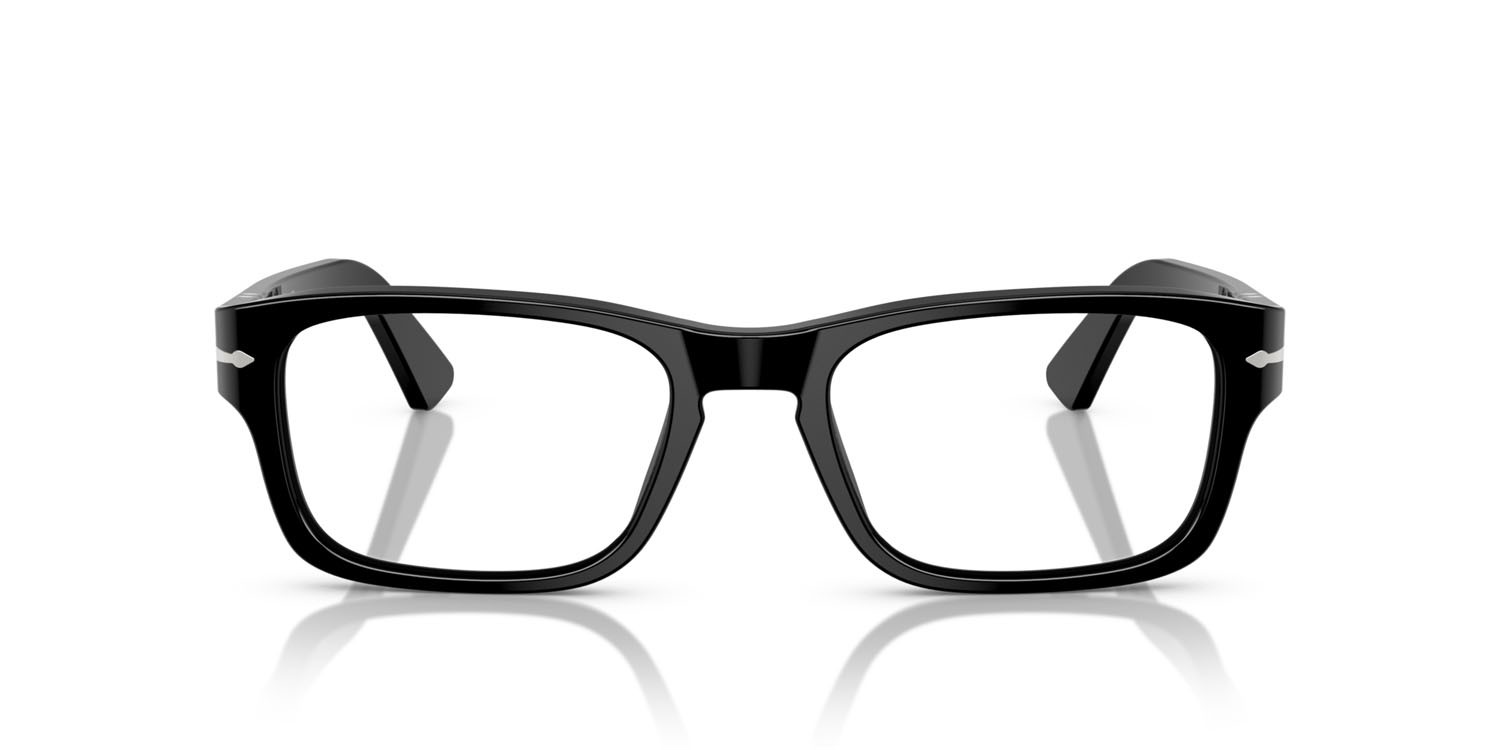 Eyeglasses Persol PO 3364V (95) color nero shape rectangle lenses lente demo
