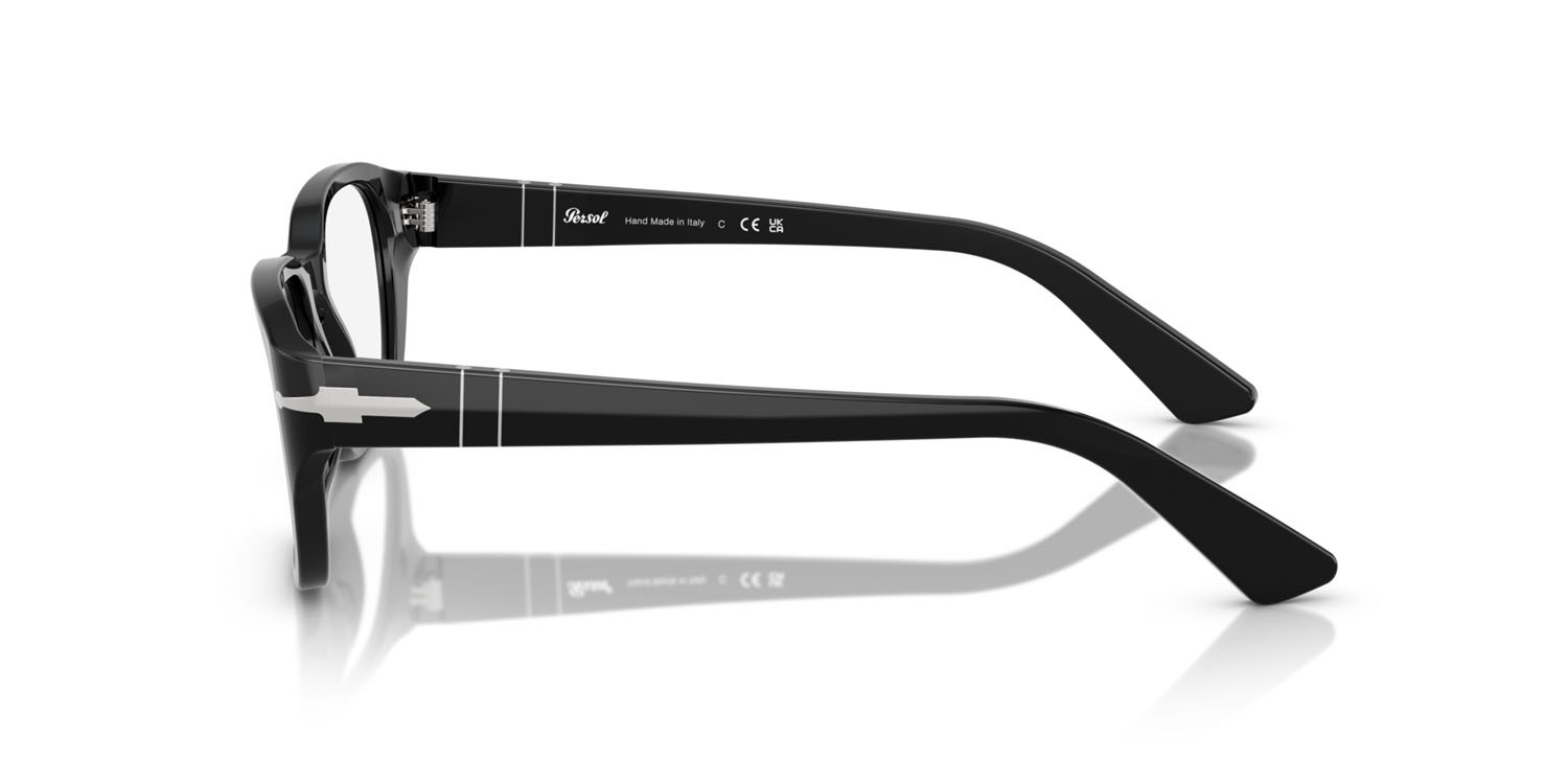 Eyeglasses Persol PO 3365V (95) color nero shape square lenses lente demo