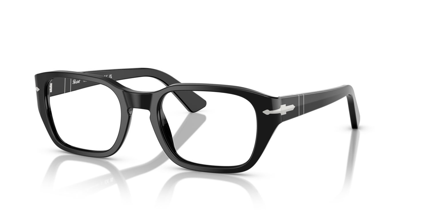 Eyeglasses Persol PO 3365V (95) color nero shape square lenses lente demo