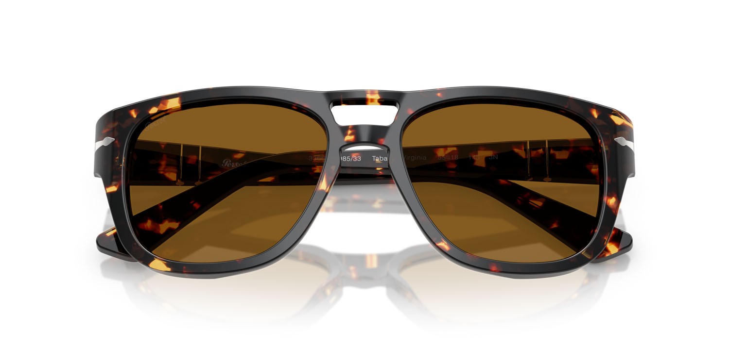Sunglasses Persol PO 3366S (985/33) color tabacco virginia shape square lenses marrone