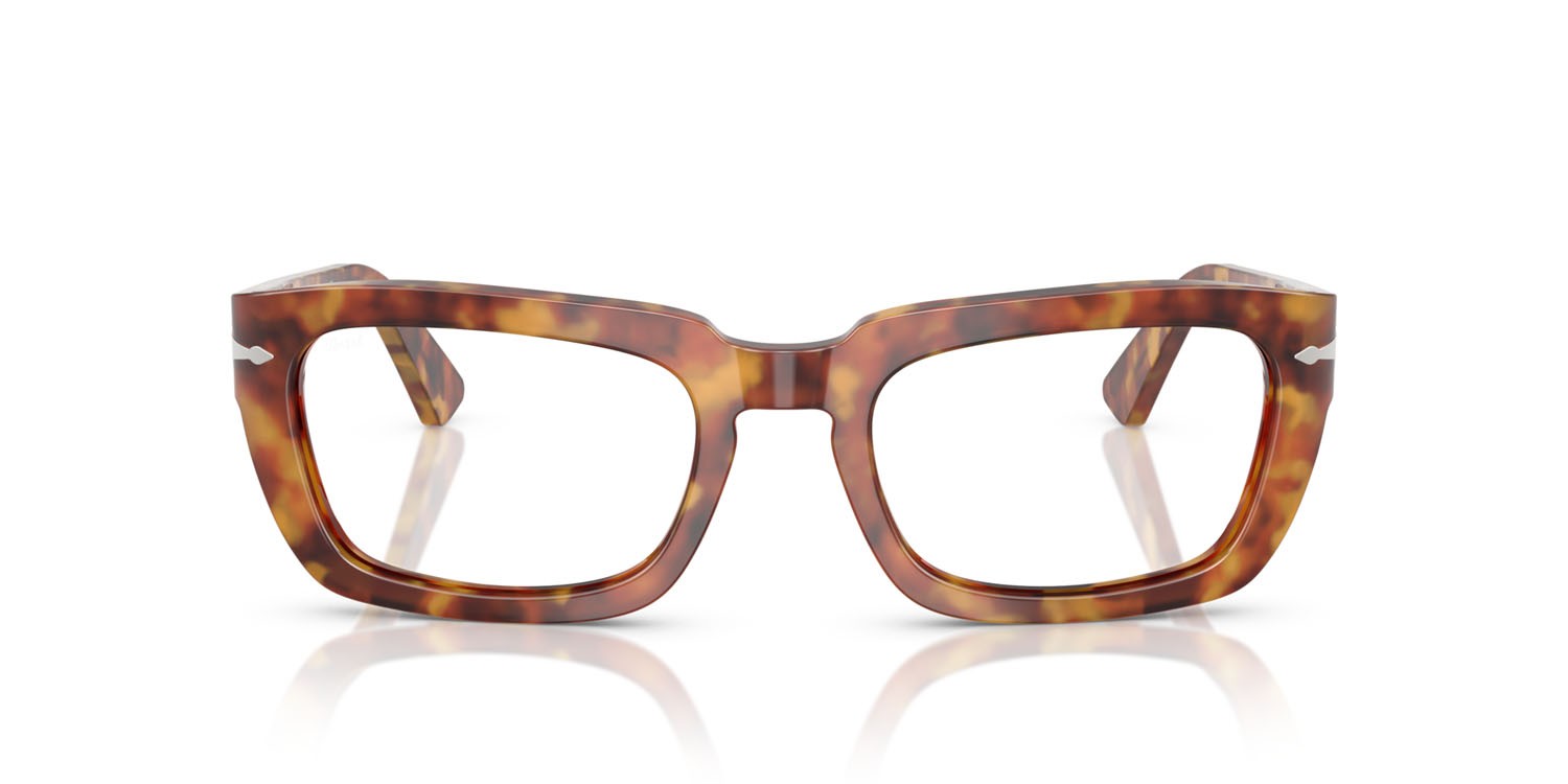 Occhiali da sole Persol PO 3367S (106/GJ) colore tartarugato marrone forma quadrato lenti transitions 8 verde