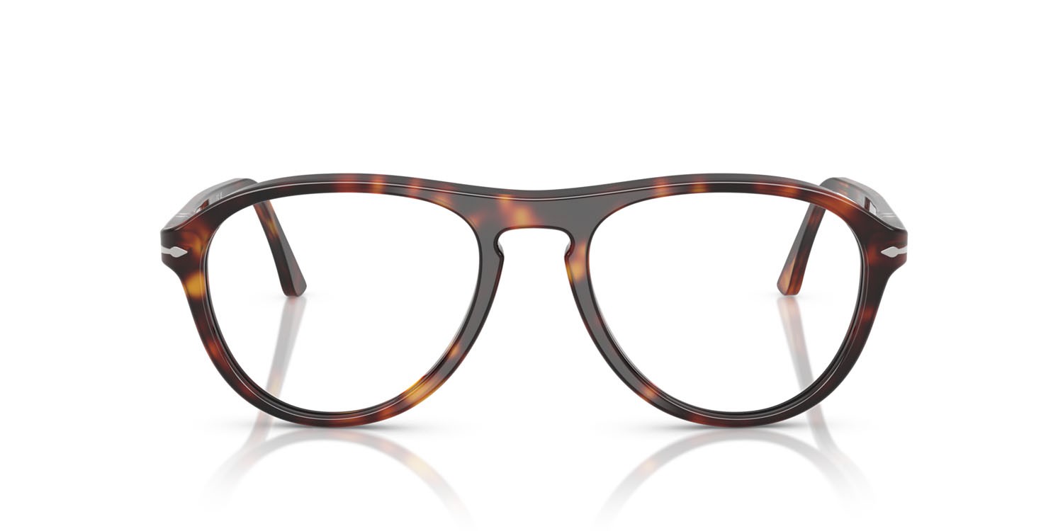 Eyeglasses Persol Lynn PO 3371V (24) color havana shape aviator lenses lente demo
