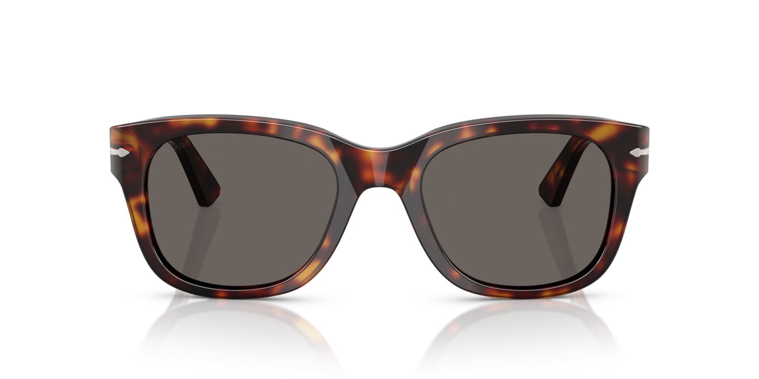 Sunglasses Persol PO 3372S (24/B1) color havana shape square lenses grigio scuro