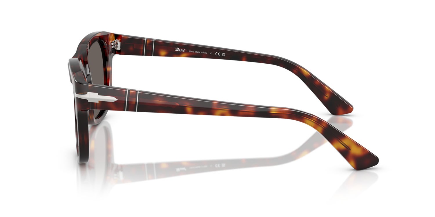 Sunglasses Persol PO 3372S (24/B1) color havana shape square lenses grigio scuro