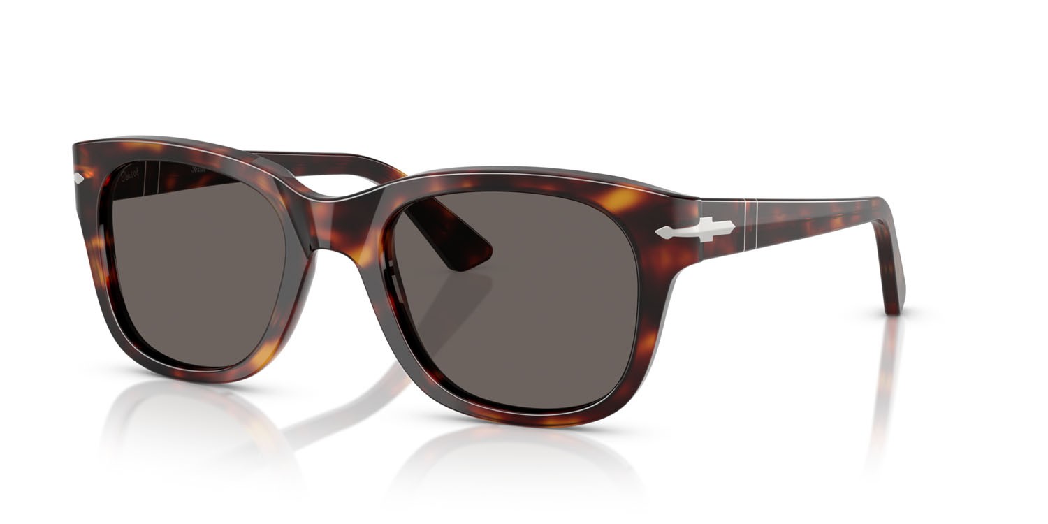 Sunglasses Persol PO 3372S (24/B1) color havana shape square lenses grigio scuro