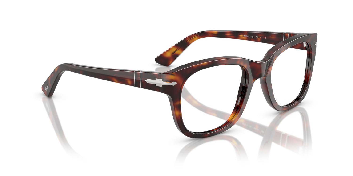 Occhiali da vista Persol PO 3372V (24) colore havana forma quadrato lenti lente demo