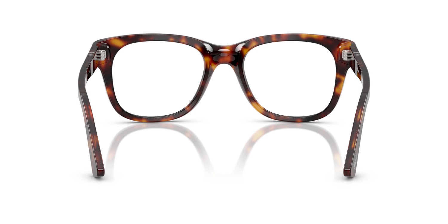 Occhiali da vista Persol PO 3372V (24) colore havana forma quadrato lenti lente demo