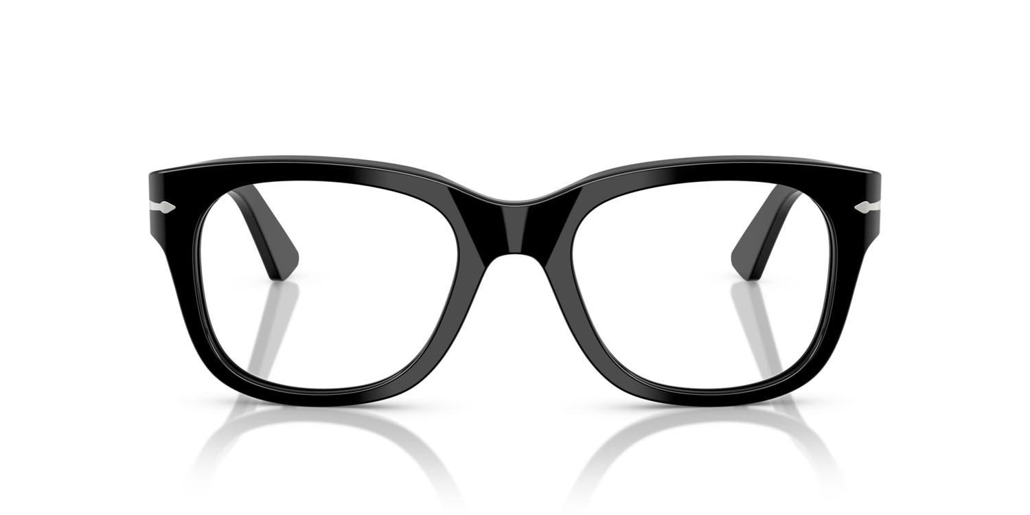 Eyeglasses Persol PO 3372V (95) color nero shape square lenses lente demo