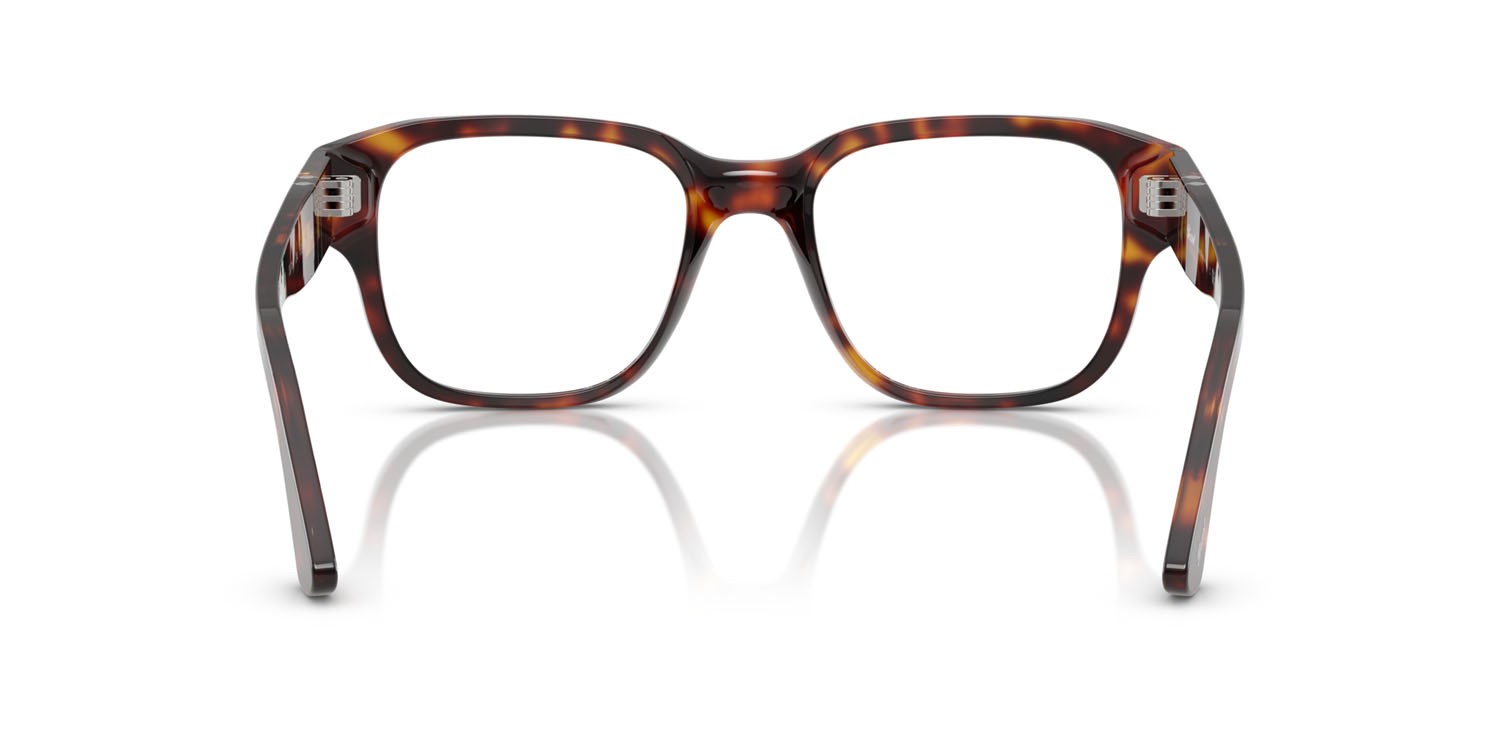 Occhiali da vista Persol PO 3374V (24) colore havana forma quadrato lenti lente demo