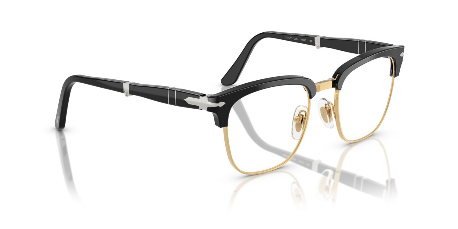Occhiali da vista Persol PO 3375V (1225) colore nero forma quadrato lenti lente demo