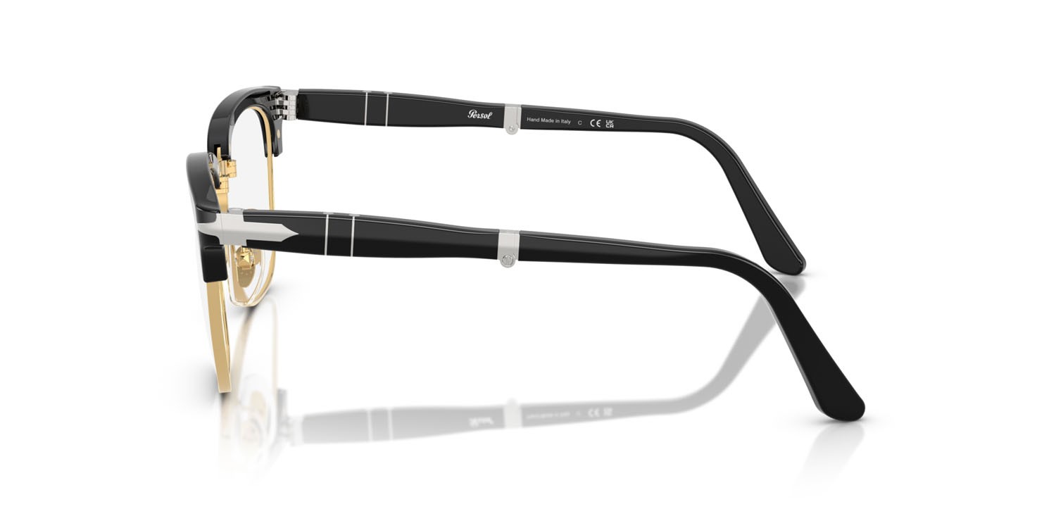Occhiali da vista Persol PO 3375V (1225) colore nero forma quadrato lenti lente demo