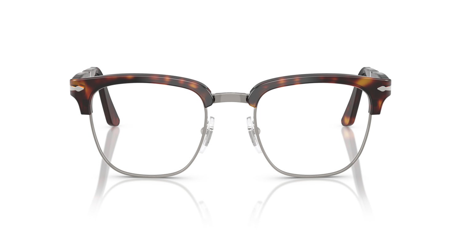 Eyeglasses Persol PO 3375V (24) color havana shape square lenses lente demo