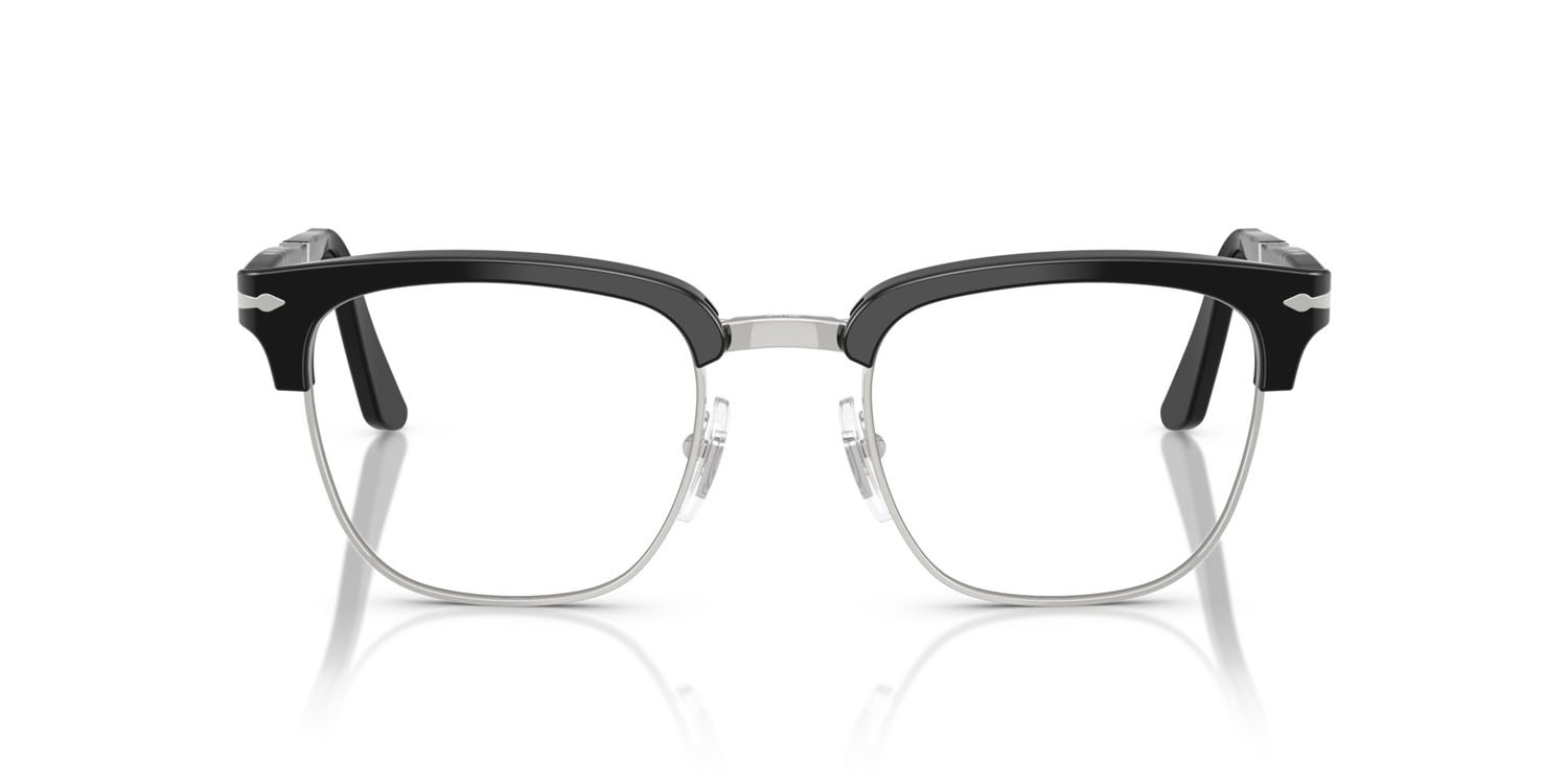 Eyeglasses Persol PO 3375V (95) color nero shape square lenses lente demo