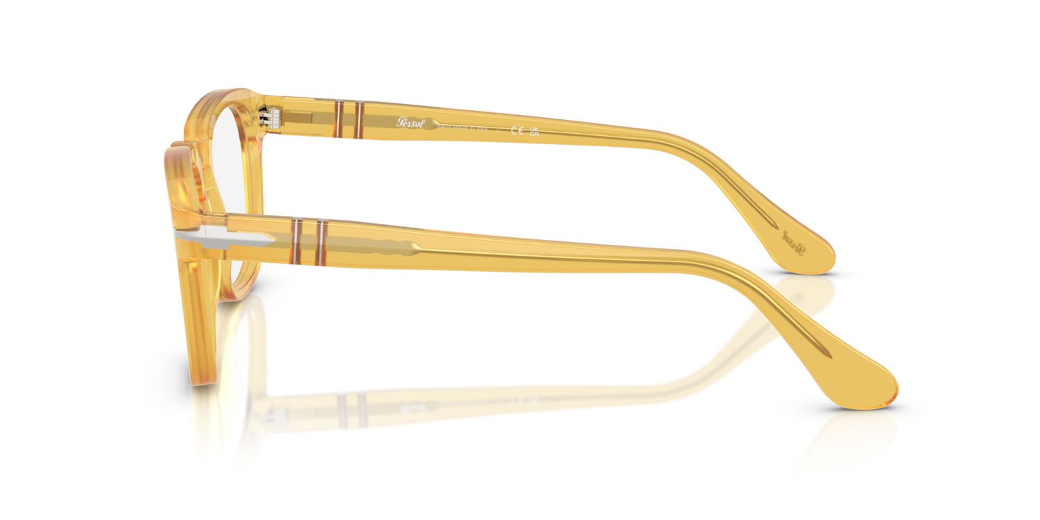 Eyeglasses Persol PO 3376V (204) color miele shape square lenses lente demo