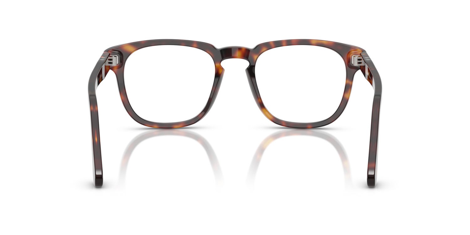 Occhiali da vista Persol PO 3376V (24) colore havana forma quadrato lenti lente demo