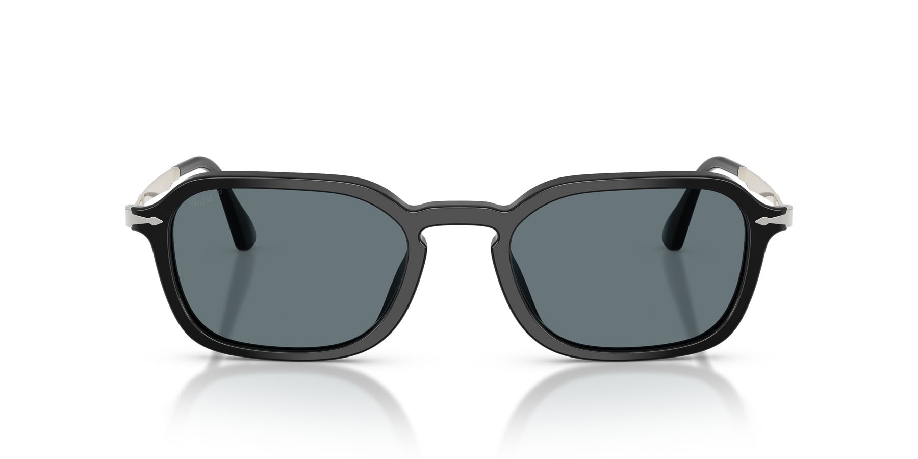Occhiali da sole Persol PO 3381S (95/3R) colore nero forma pantos lenti polar grigio scuro