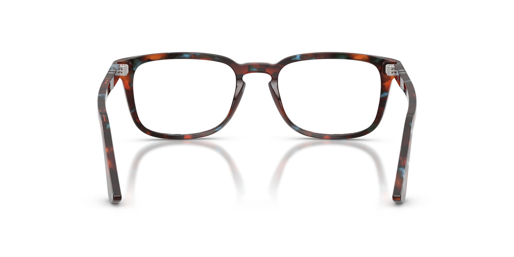 Eyeglasses Persol PO 3382V (1232) color tortoise brown & pearl blue shape square lenses lente demo