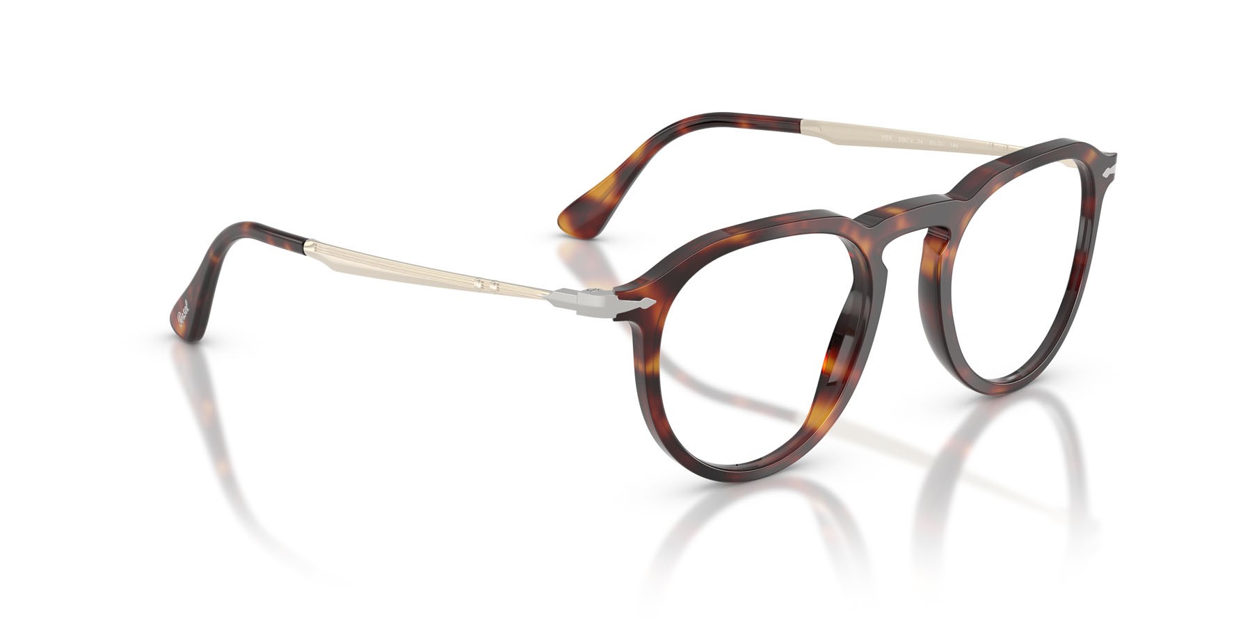 Eyeglasses Persol Pier PO 3387V (24) color havana shape square lenses lente demo