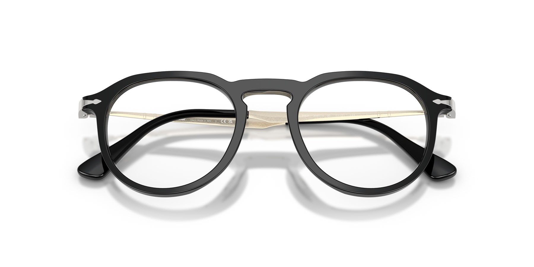 Eyeglasses Persol Pier PO 3387V (95) color nero shape square lenses lente demo