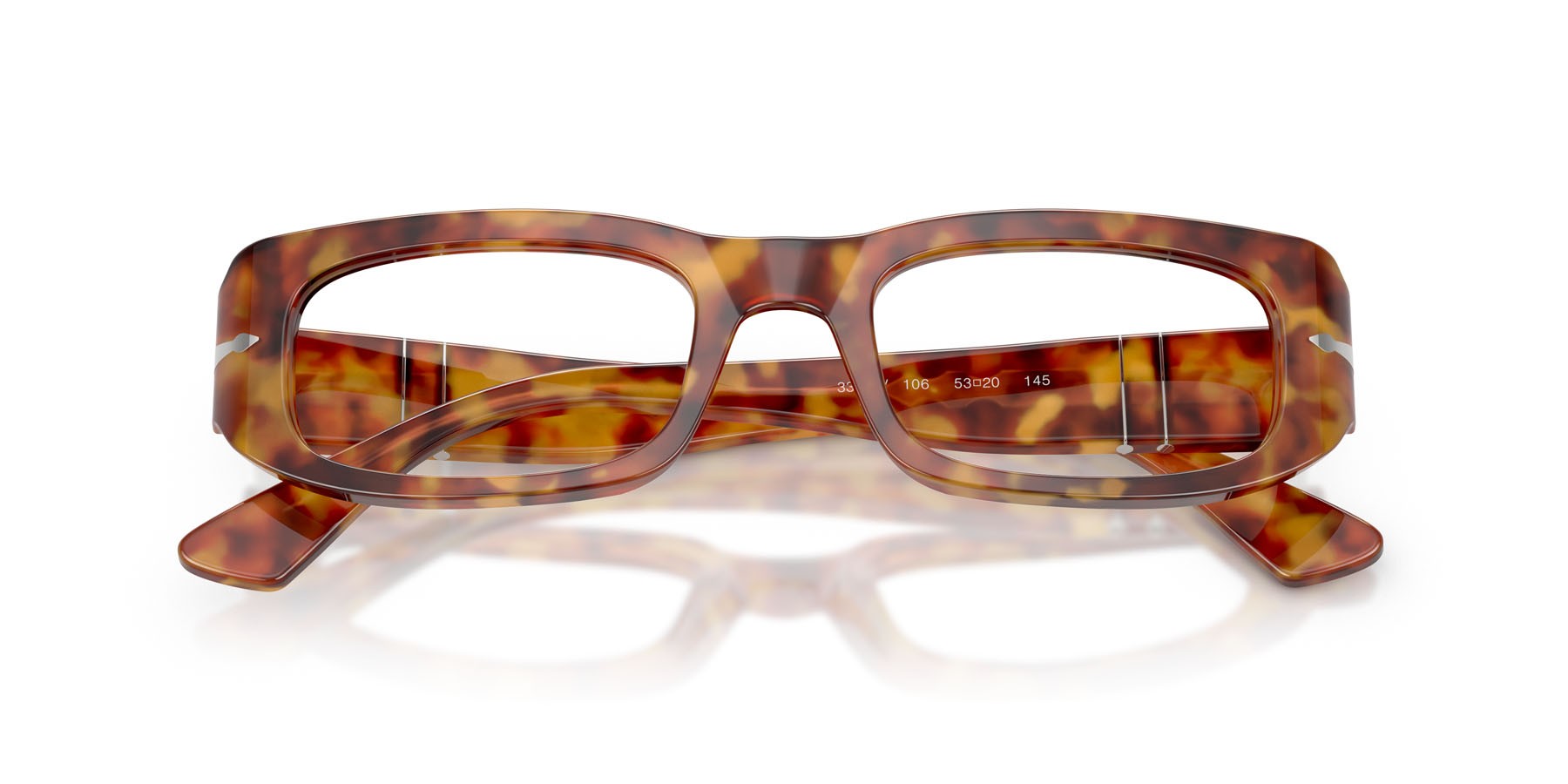 Occhiali da vista Persol PO 3388V (106) colore tartarugato marrone forma quadrato lenti lente demo