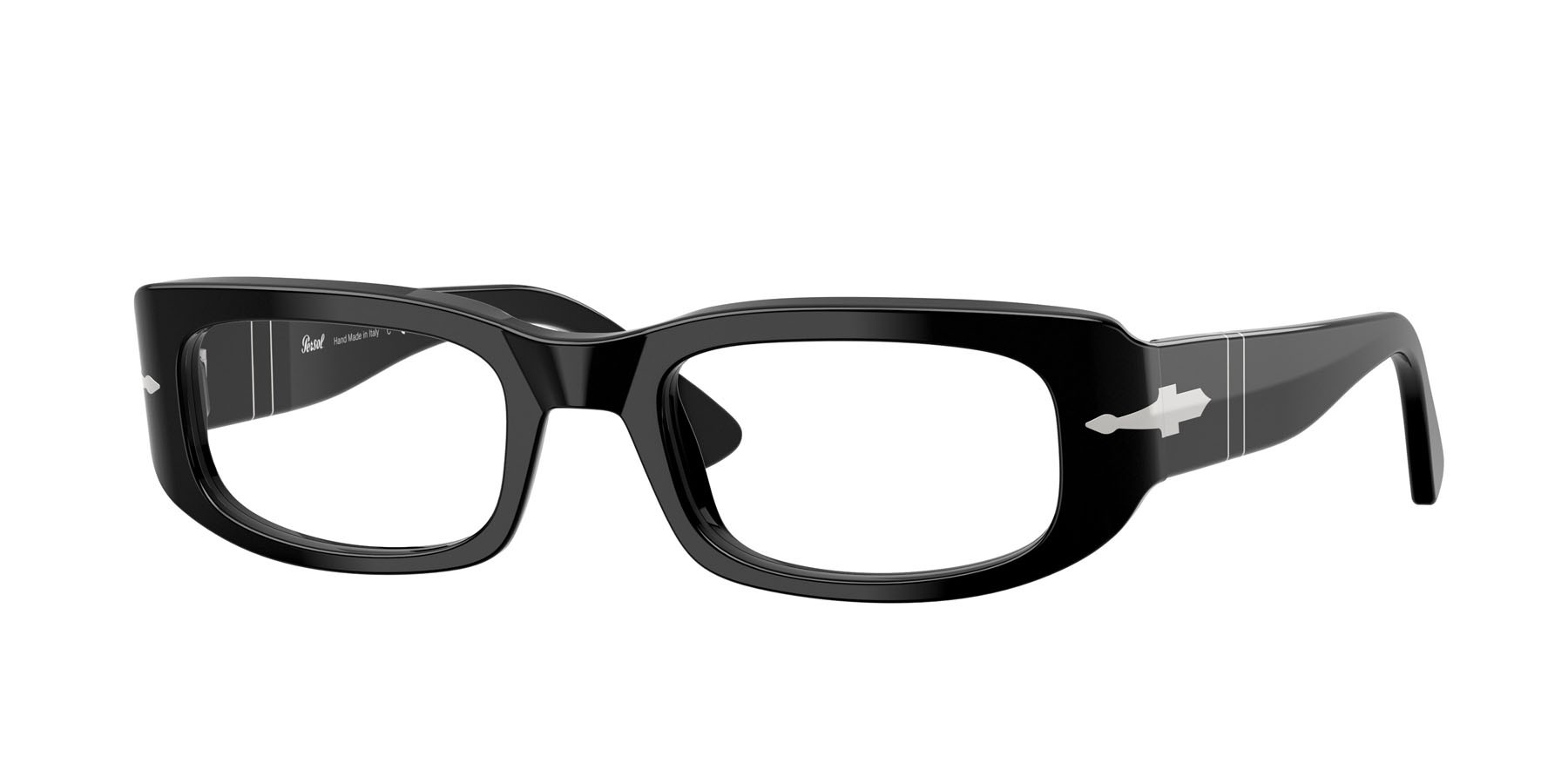 Occhiali da vista Persol PO 3388V (95) colore nero forma quadrato lenti lente demo