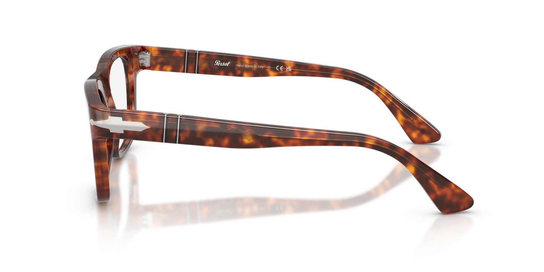 Eyeglasses Persol Cecil PO 3389V (24) color havana shape square lenses lente demo