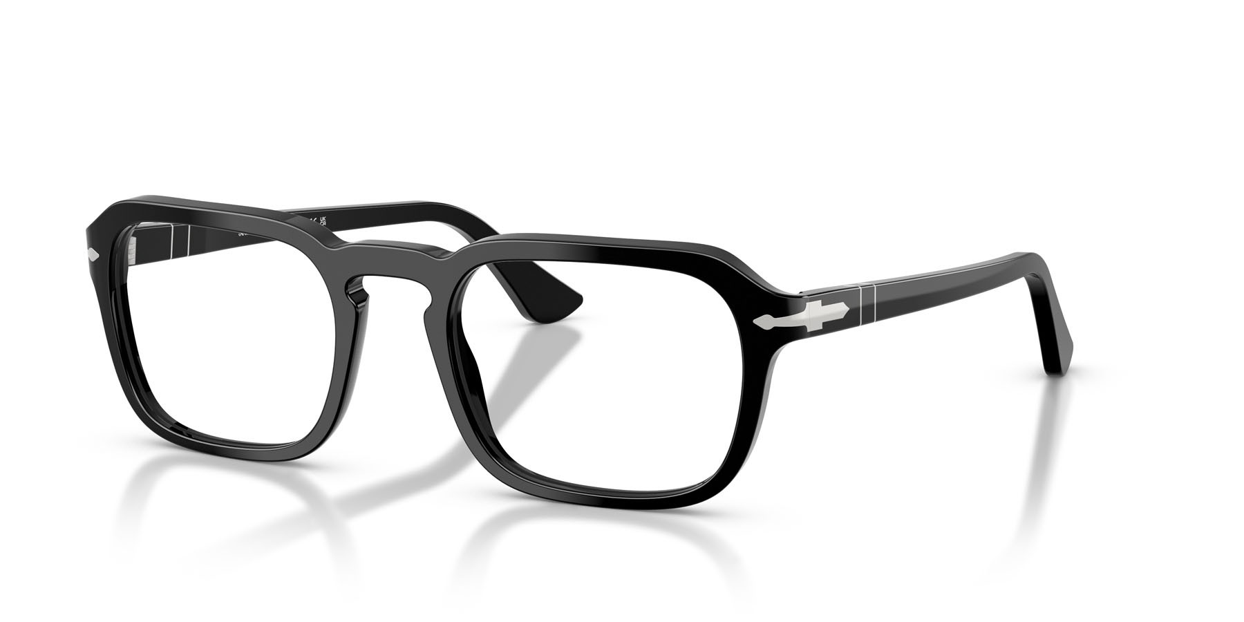 Eyeglasses Persol PO 3390V (95) color nero shape square lenses lente demo