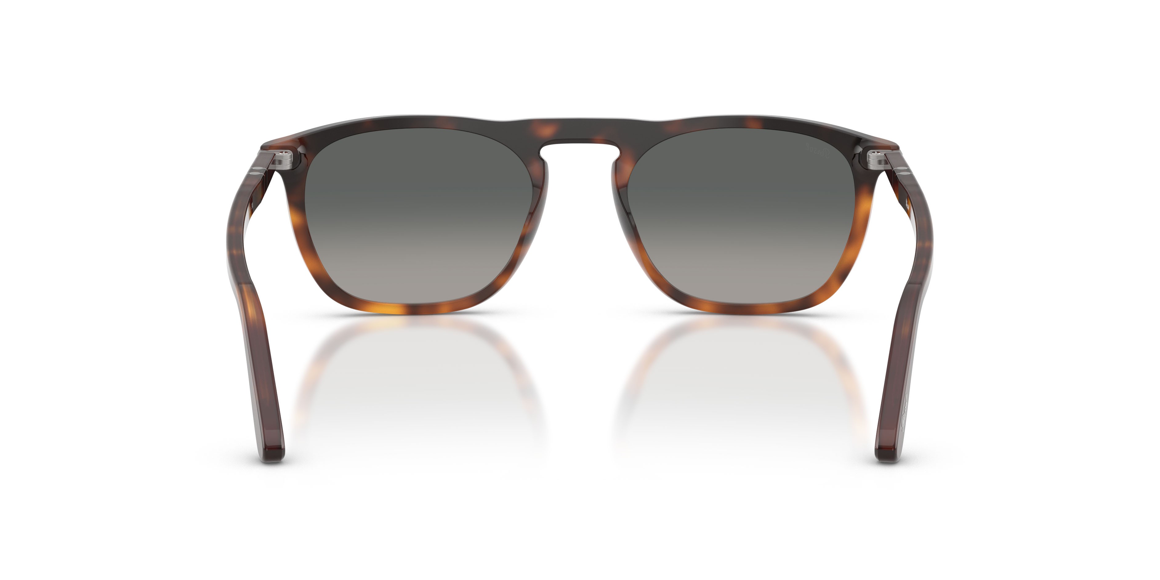 Occhiali da sole Persol Gae PO 3391S (116071) colore havana sfumato forma quadrato lenti grigio sfumato