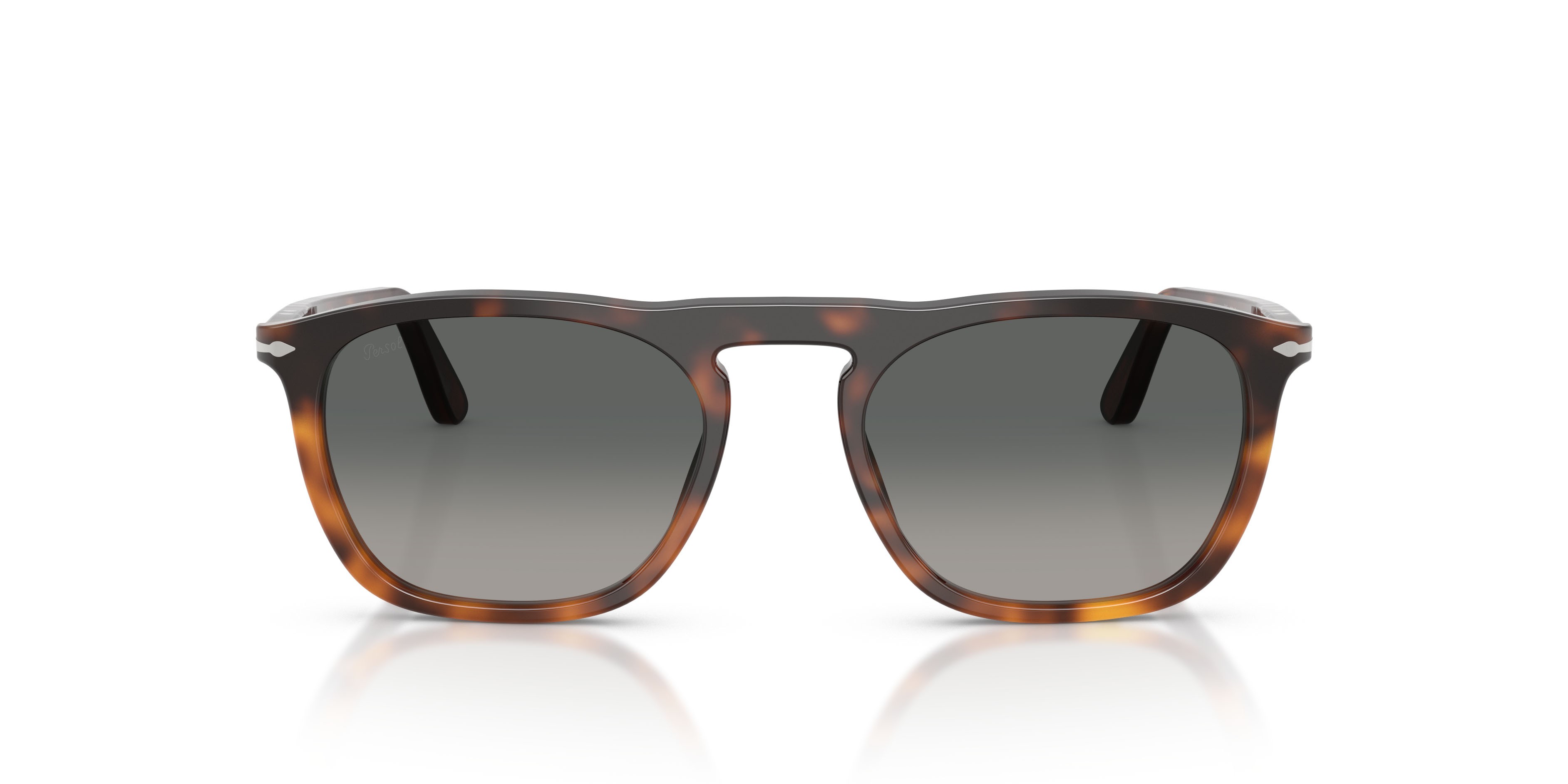 Occhiali da sole Persol Gae PO 3391S (116071) colore havana sfumato forma quadrato lenti grigio sfumato