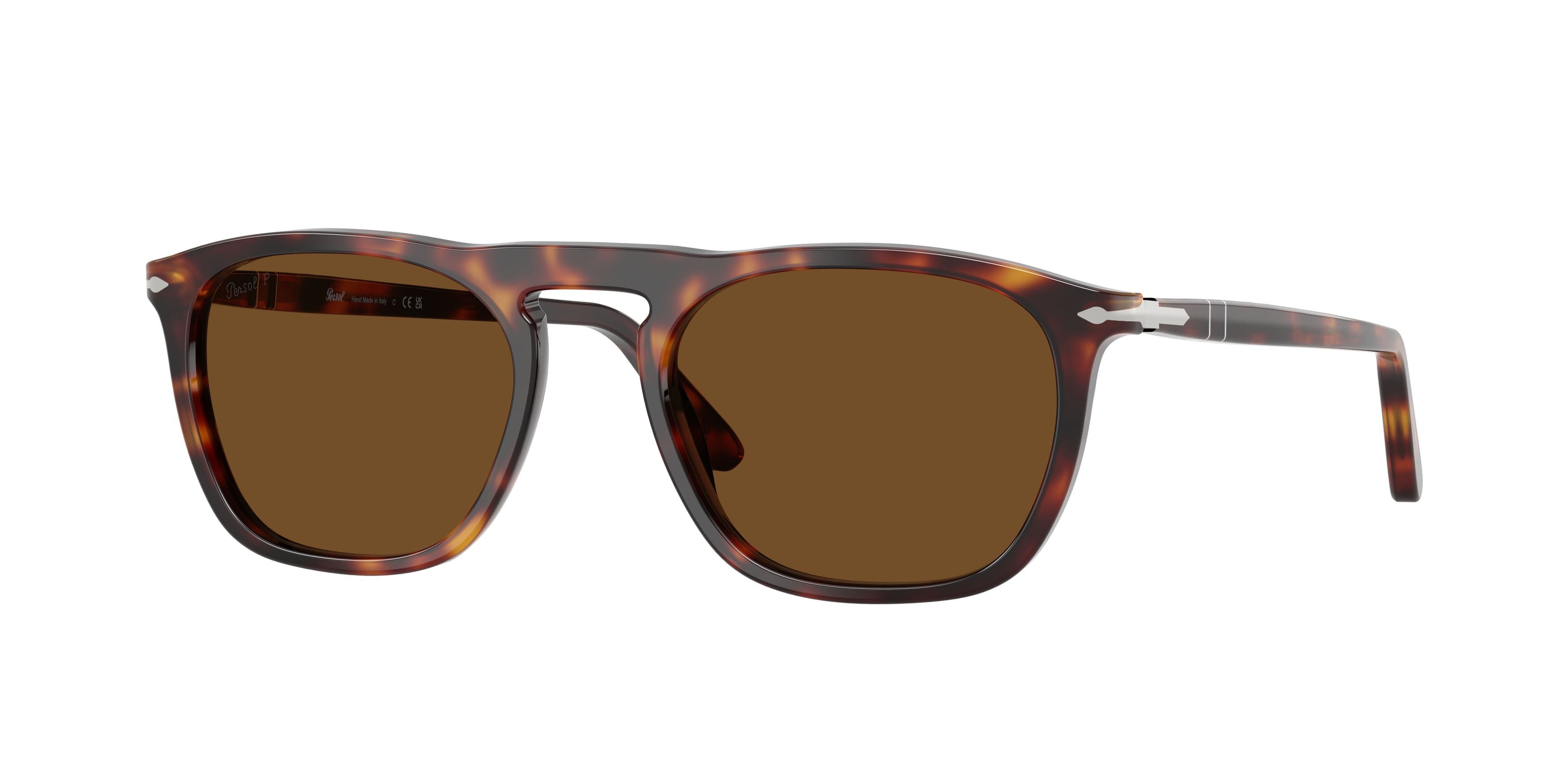 Sunglasses Persol Gae PO 3391S (24/57) color havana shape square lenses polar marrone