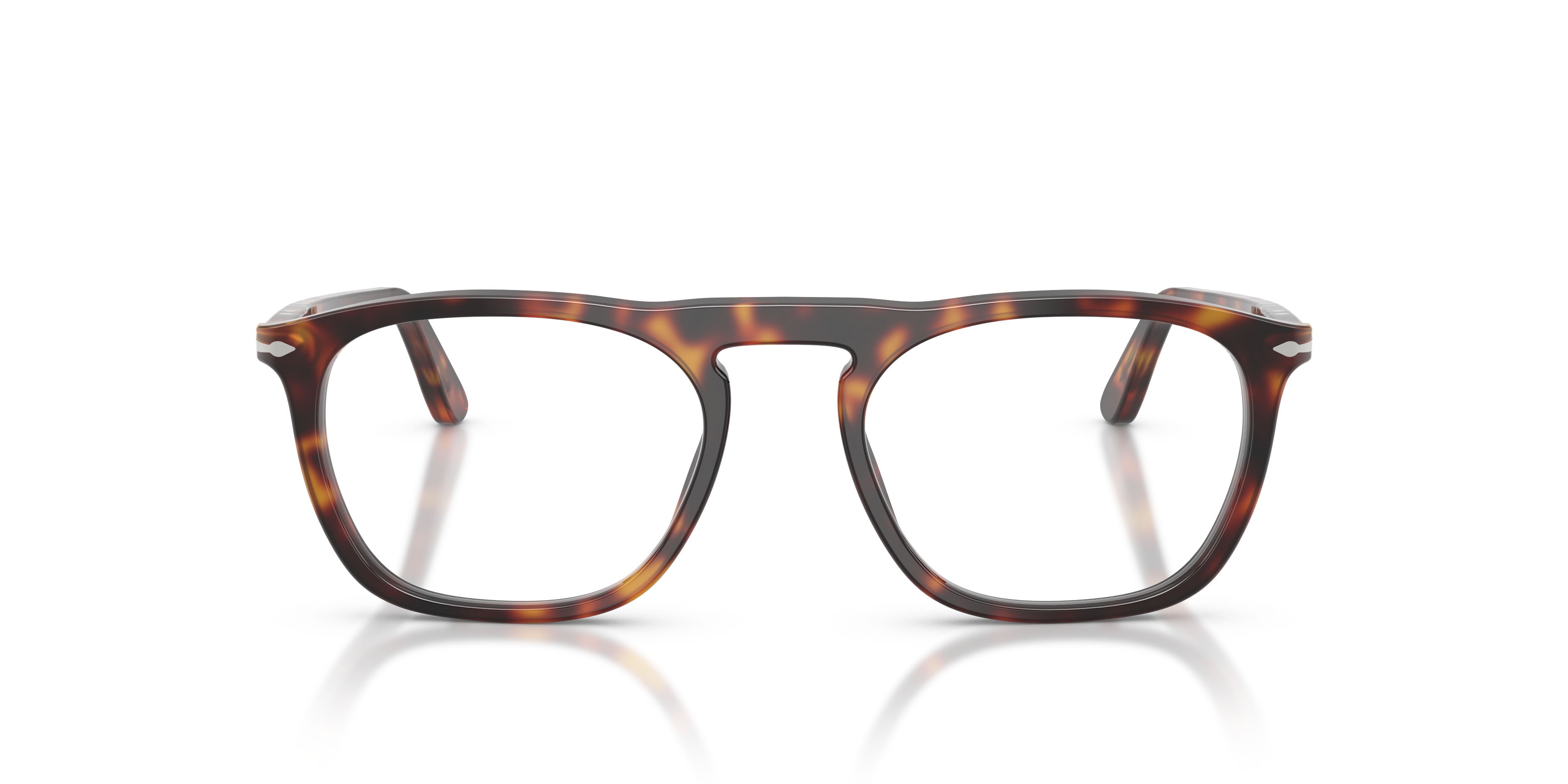 Occhiali da vista Persol PO 3391V (24) colore havana forma quadrato lenti lente demo