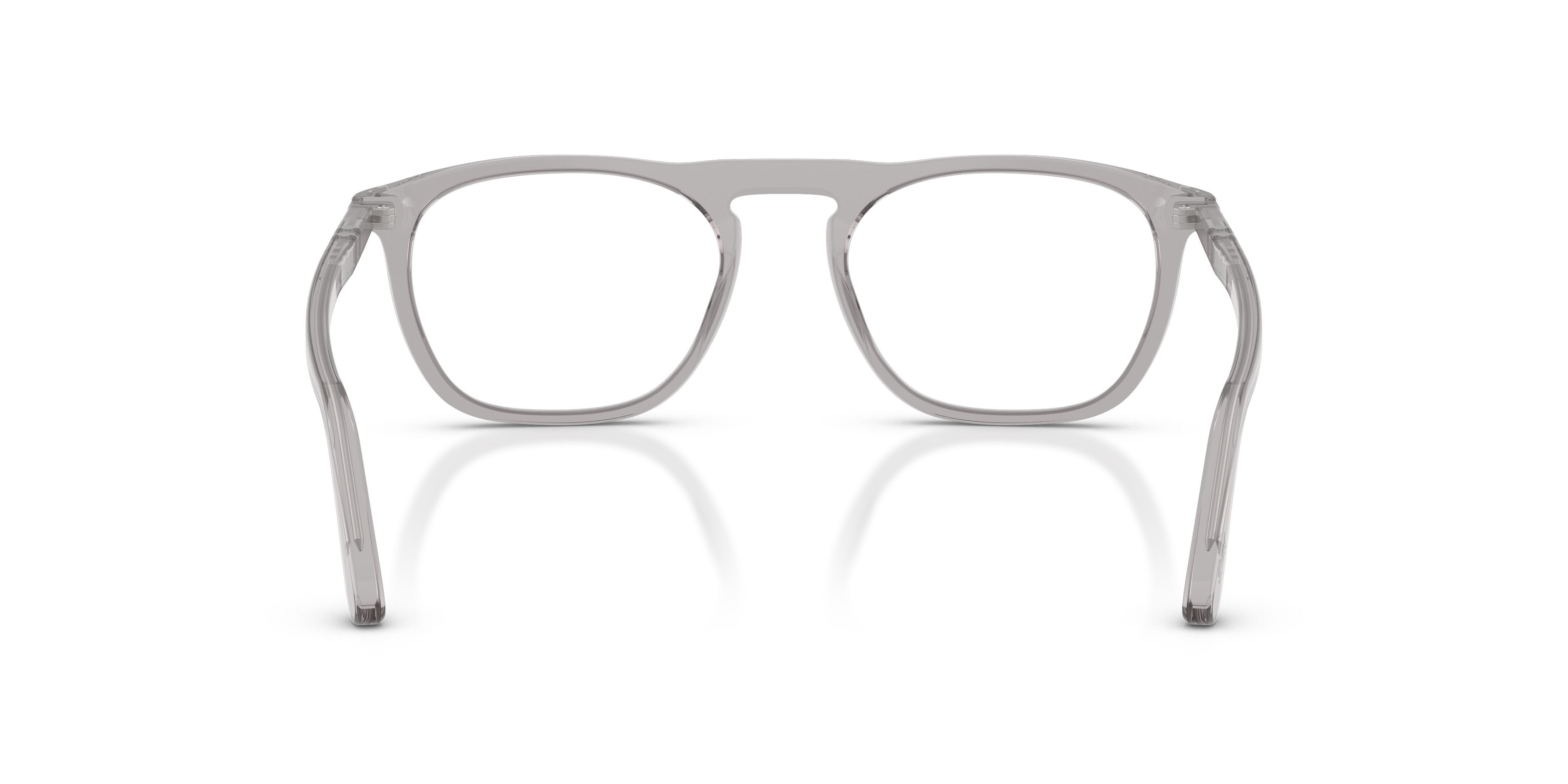 Eyeglasses Persol PO 3391V (309) color grigio trasparente shape square lenses lente demo