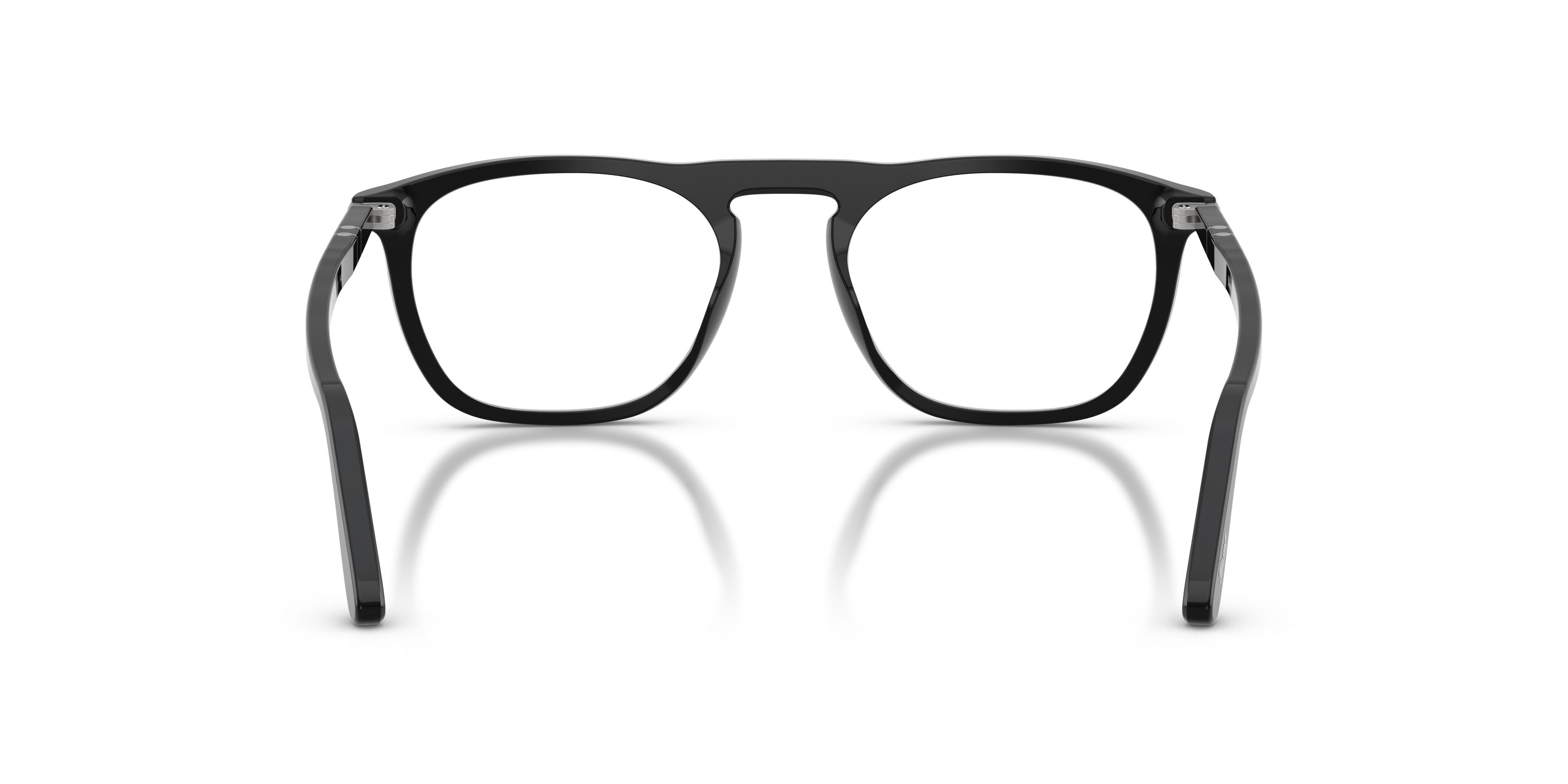 Occhiali da vista Persol PO 3391V (95) colore nero forma quadrato lenti lente demo