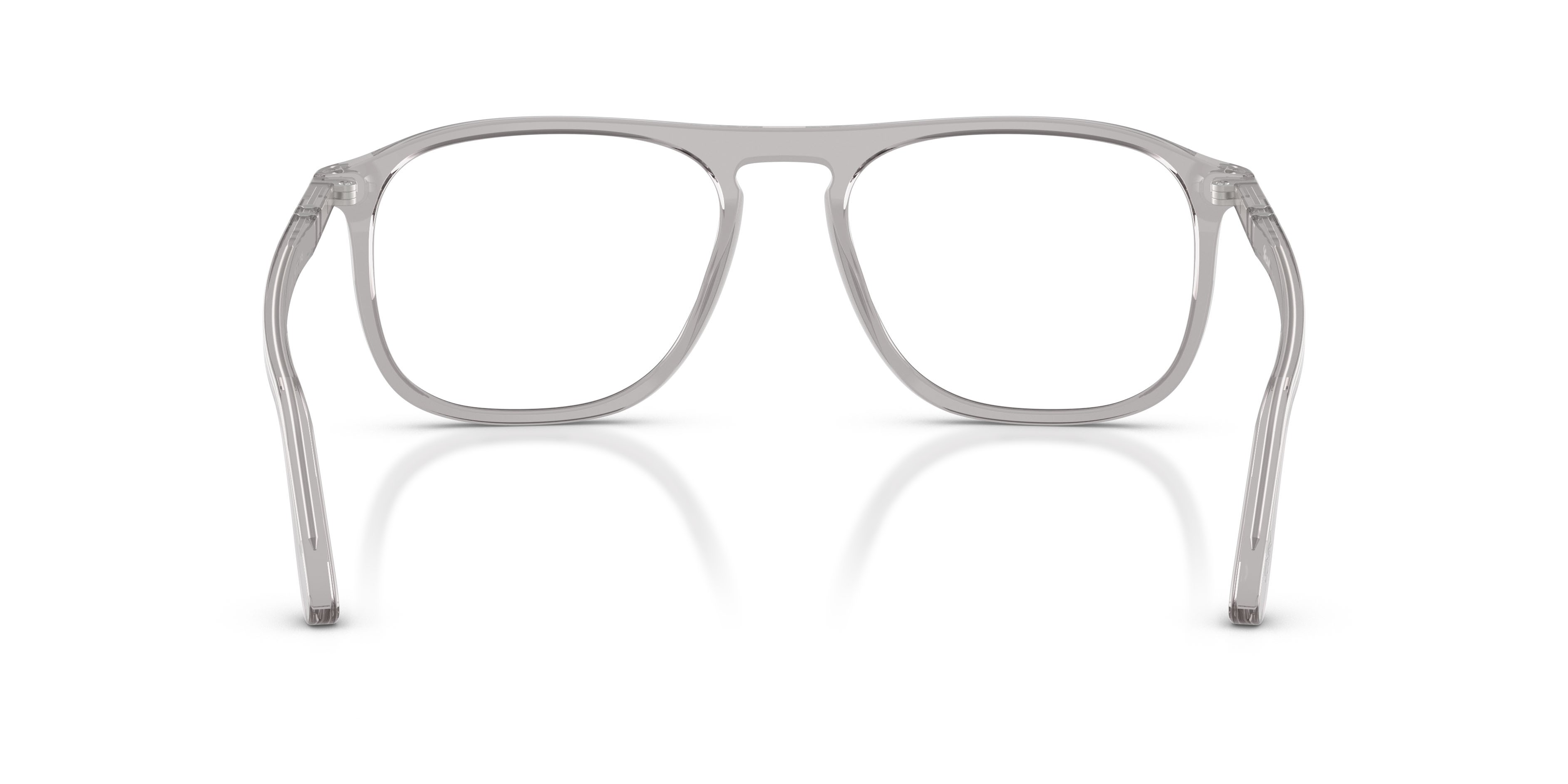 Eyeglasses Persol PO 3392V (309) color grigio trasparente shape square lenses lente demo