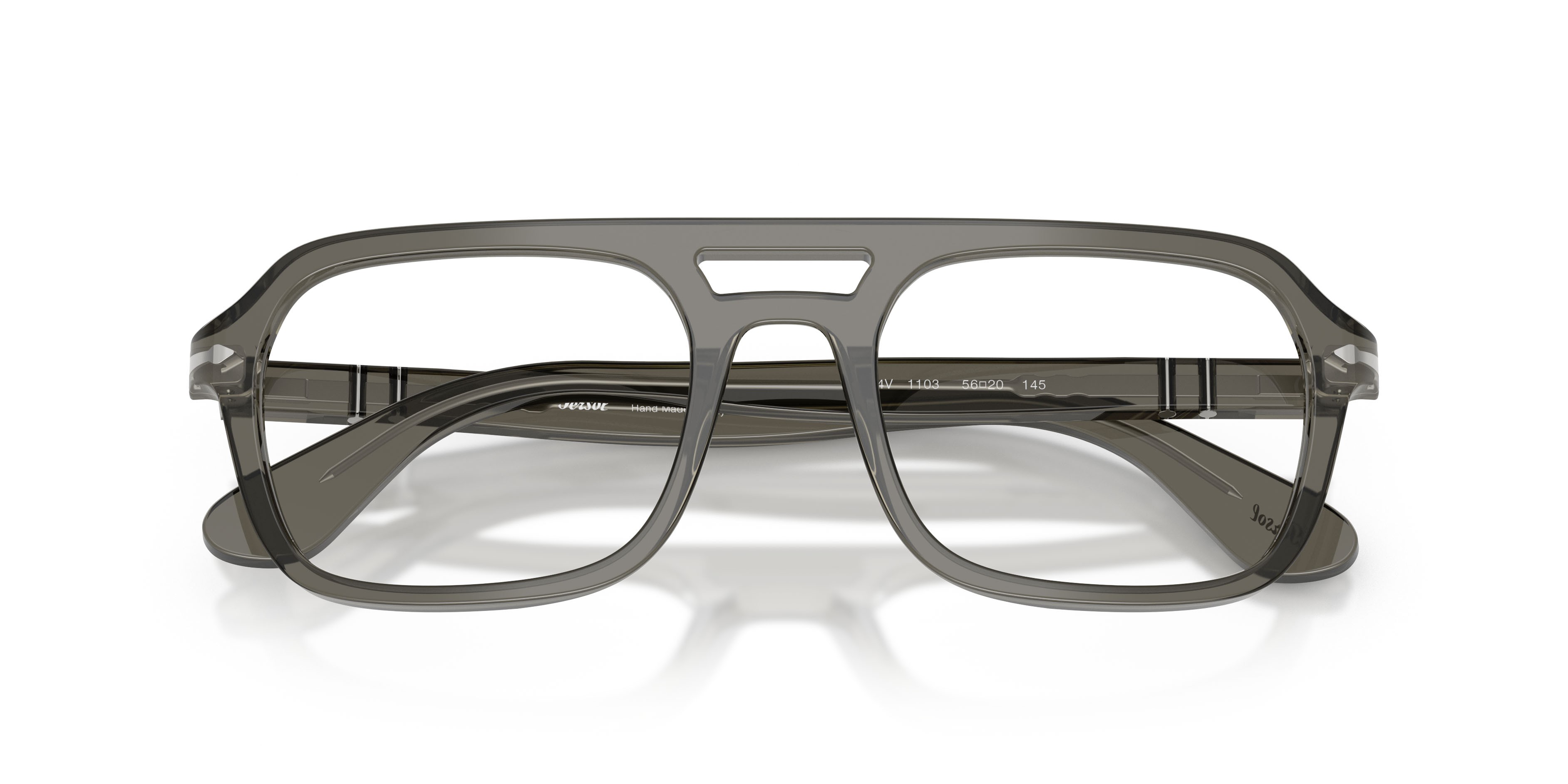 Eyeglasses Persol PO 3394V (1103) color fumo shape square lenses lente demo