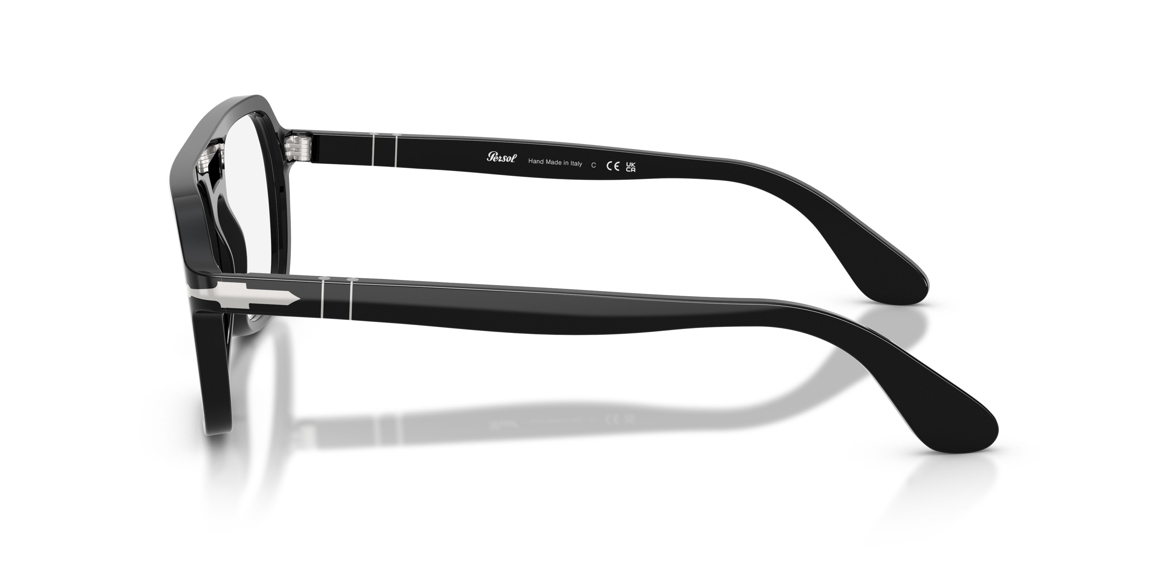 Eyeglasses Persol PO 3394V (95) color nero shape square lenses lente demo