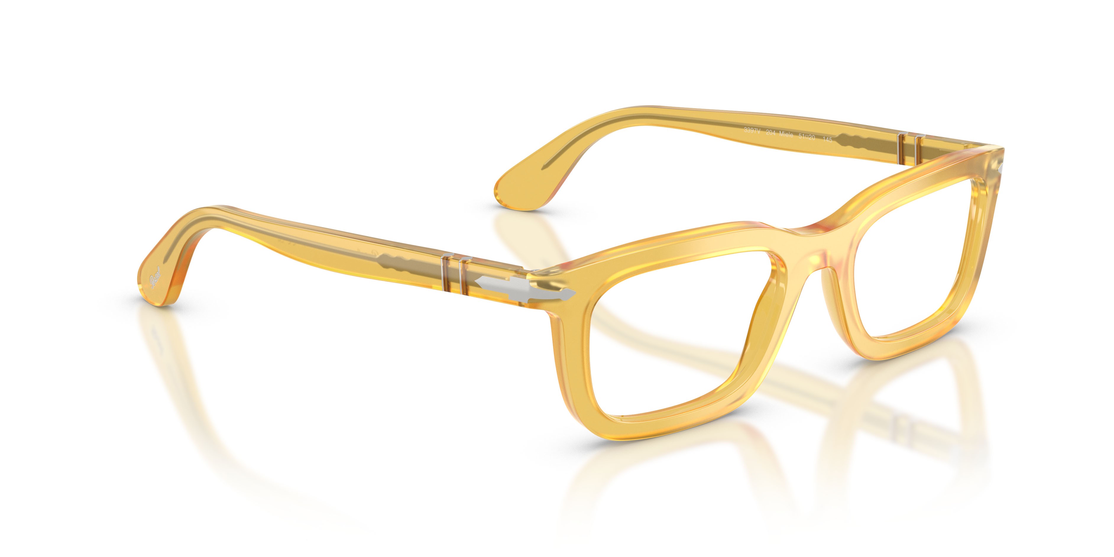 Eyeglasses Persol PO 3397V (204) color miele shape rectangle lenses lente demo