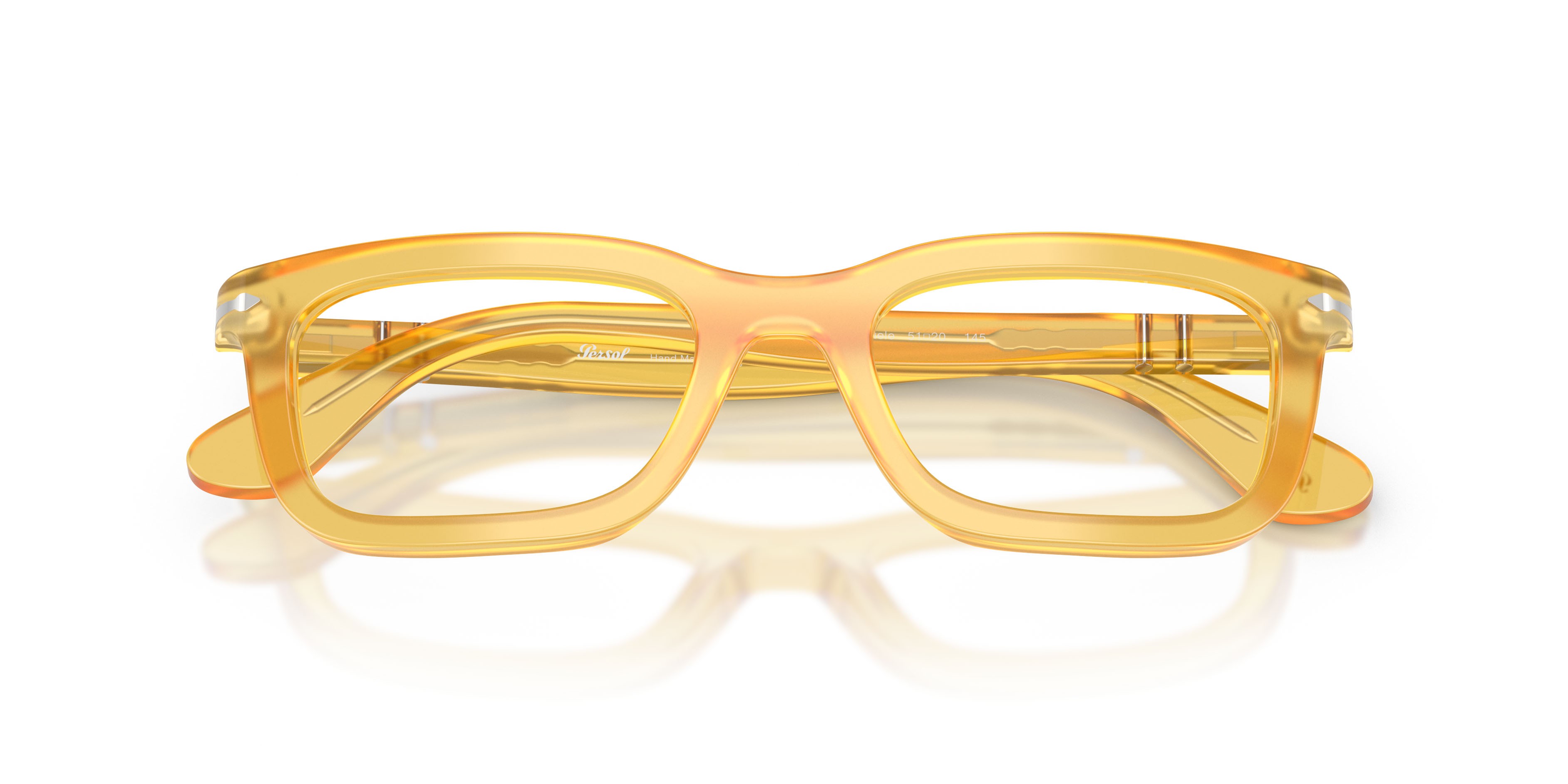 Eyeglasses Persol PO 3397V (204) color miele shape rectangle lenses lente demo