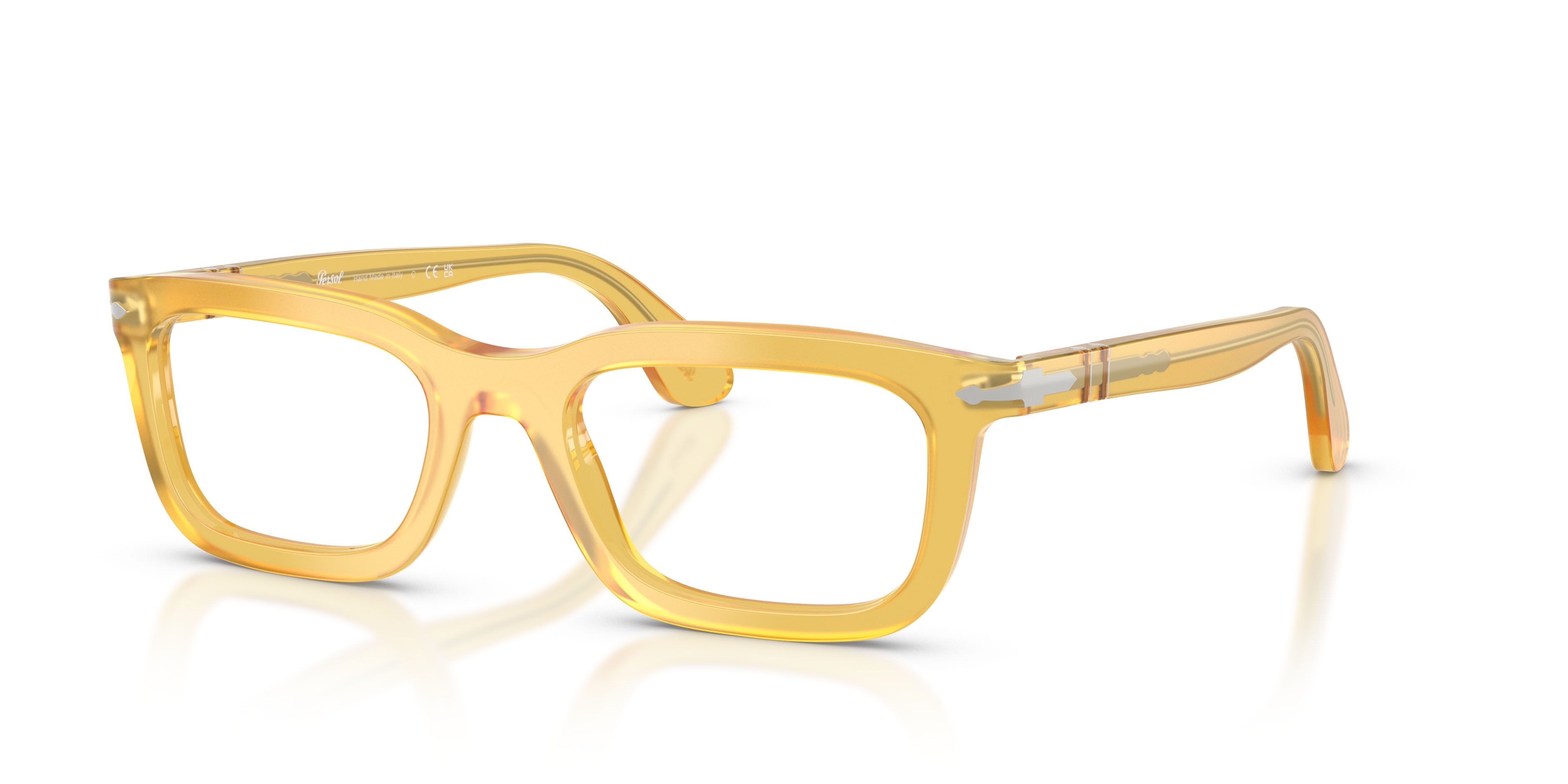 Eyeglasses Persol PO 3397V (204) color miele shape rectangle lenses lente demo