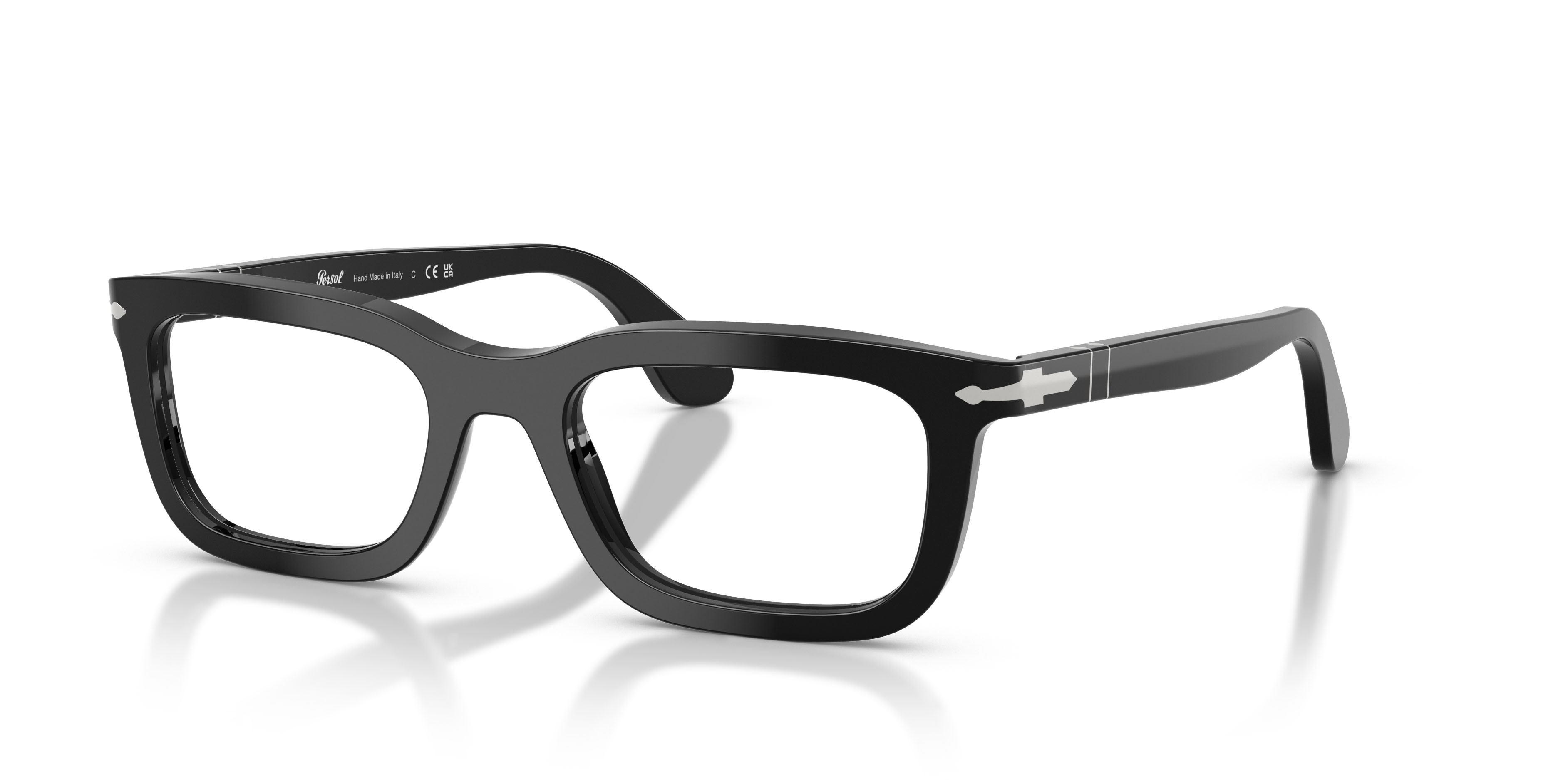 Occhiali da vista Persol PO 3397V (95) colore nero forma rettangolare lenti lente demo