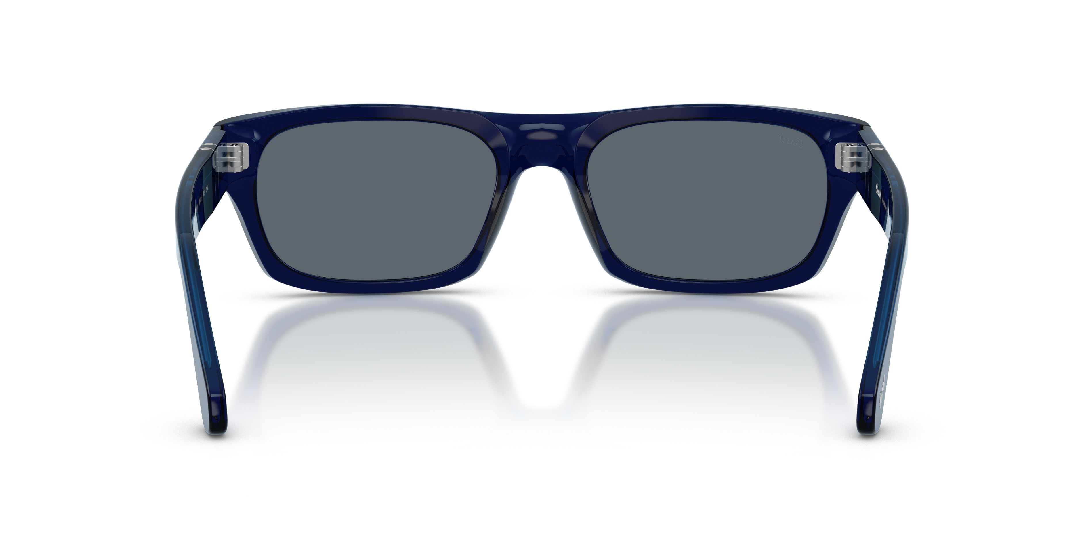 Occhiali da sole Persol PO 3398S (181/R5) colore cobalto forma rettangolare lenti blu