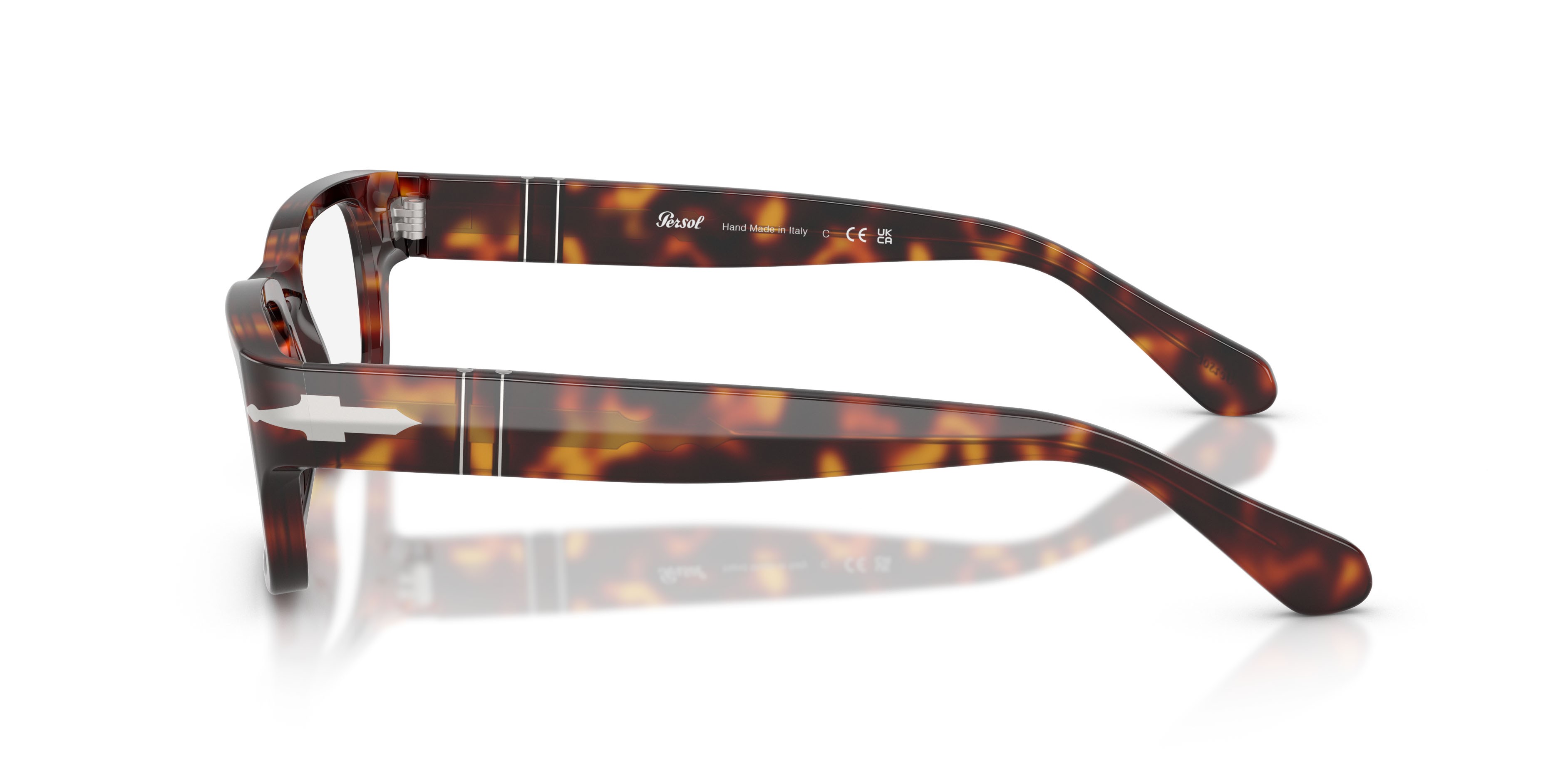 Eyeglasses Persol PO 3399V (24) color havana shape rectangle lenses lente demo