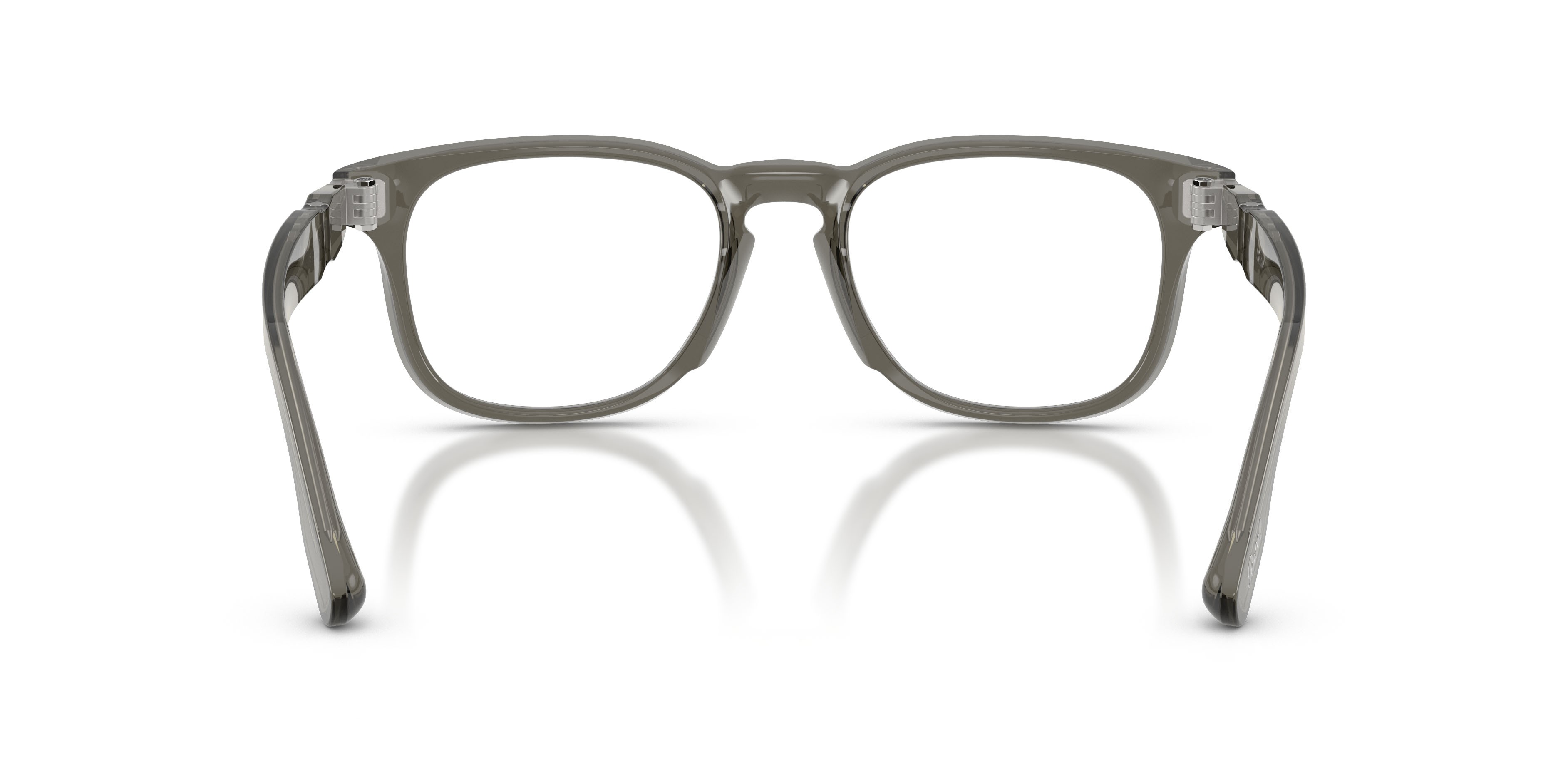 Occhiali da vista Persol PO 8003V (1103) colore grigio opale forma pantos lenti lente demo