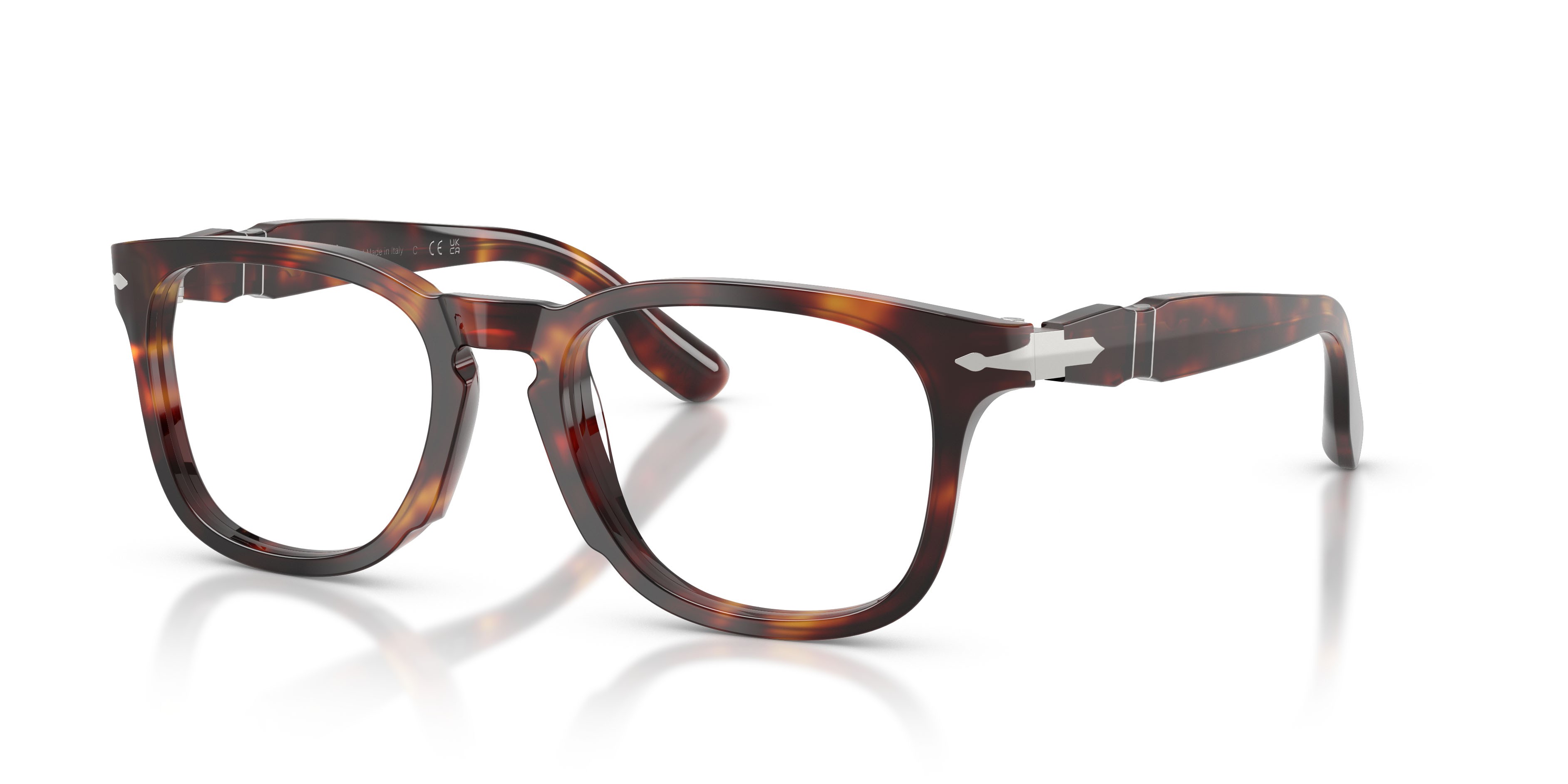 Eyeglasses Persol PO 8003V (24) color havana shape pantos lenses lente demo