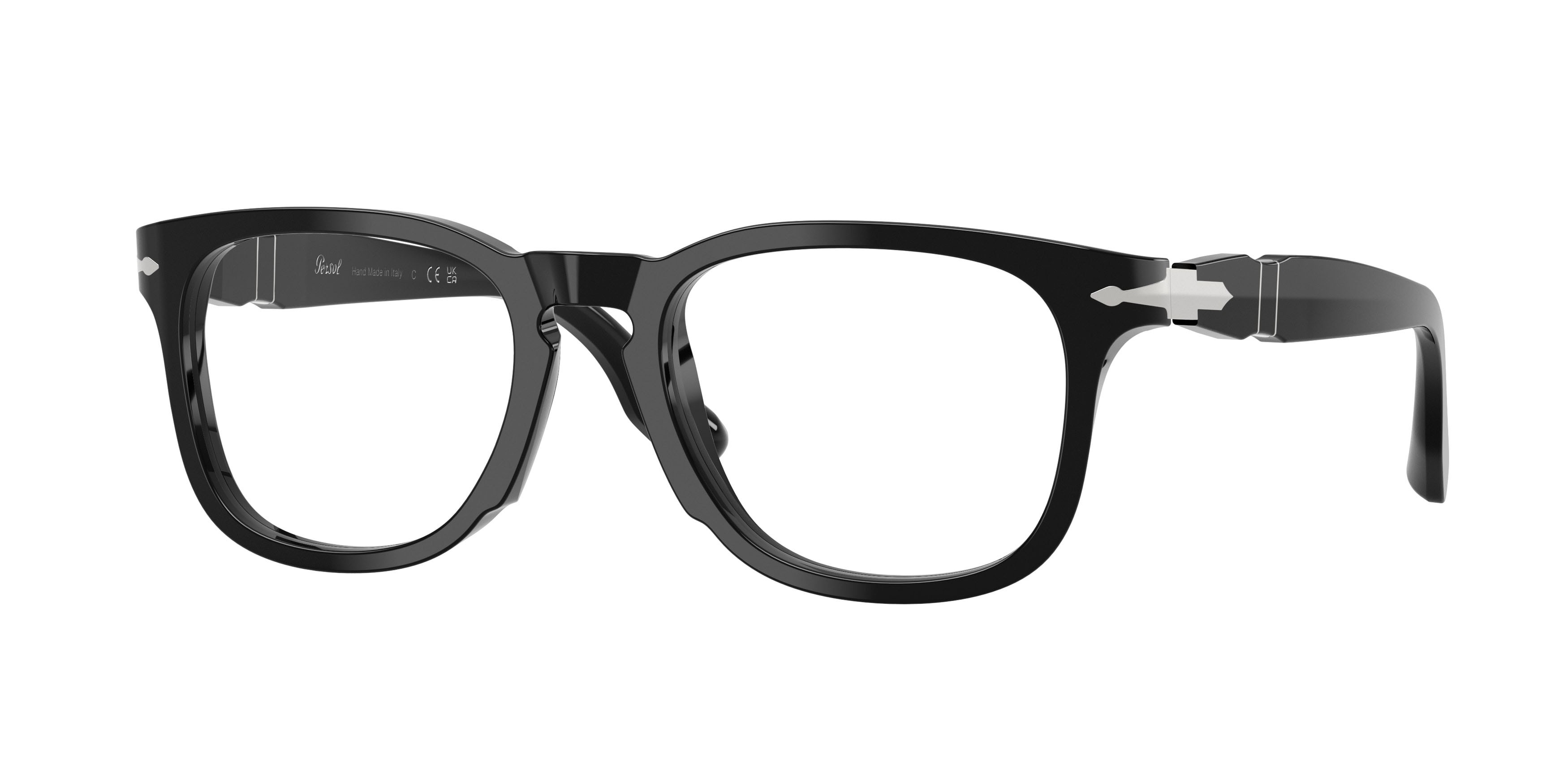 Eyeglasses Persol PO 8003V (95) color nero shape pantos lenses lente demo