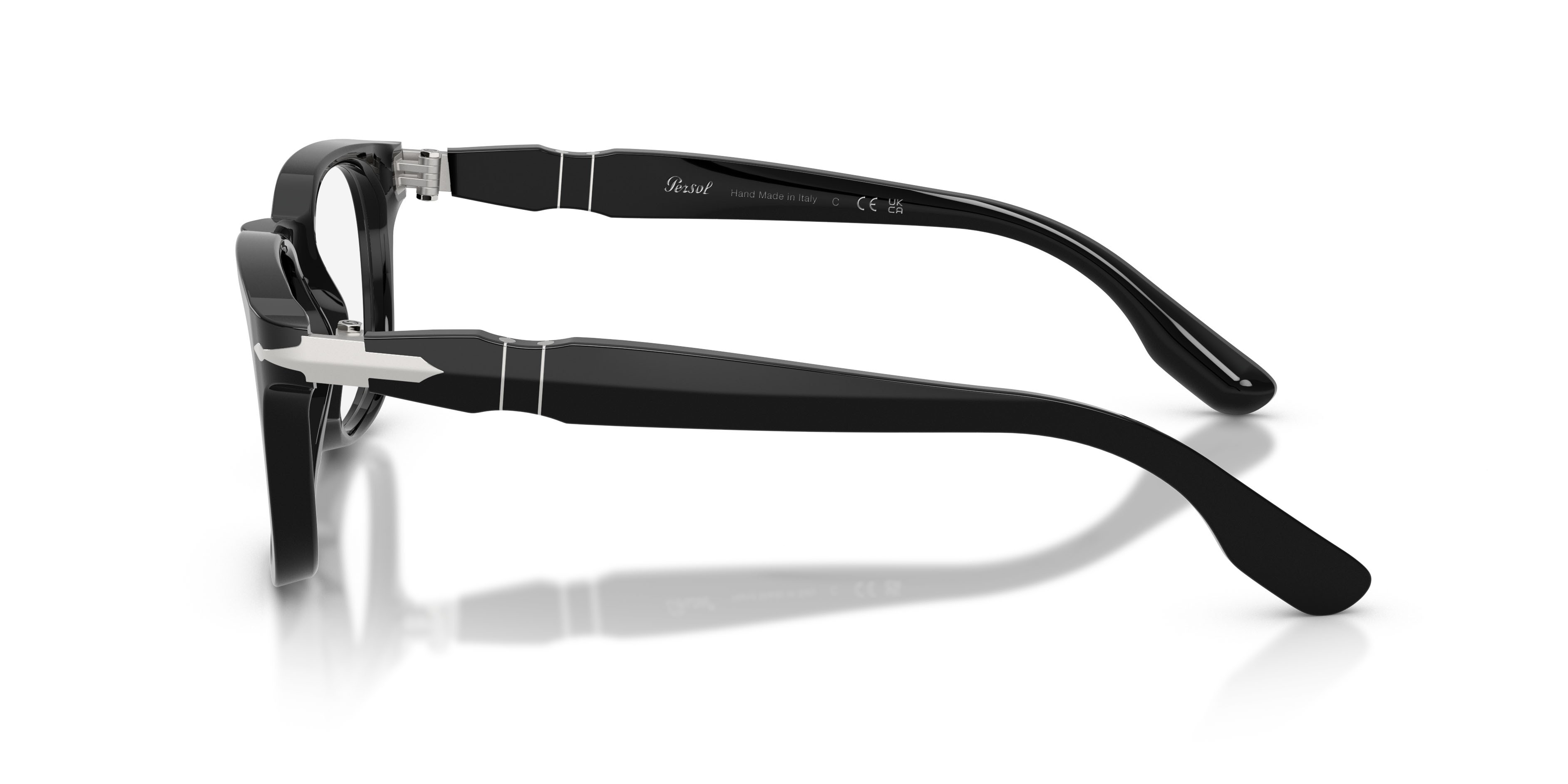Eyeglasses Persol PO 8003V (95) color nero shape pantos lenses lente demo