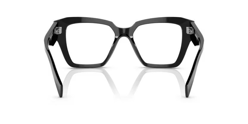 Eyeglasses Prada PR 09ZV (1AB1O1) color nero shape square lenses lente demo