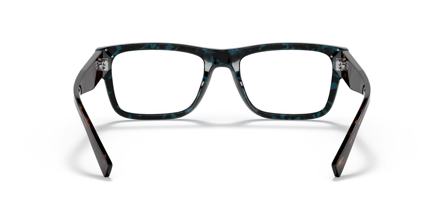 Brillen Prada PR 15YV (06Z1O1) farbe havana foglia di te form rechteckig gläser lente demo