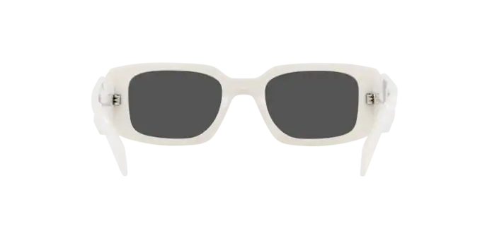 Sunglasses Prada Symbole PR 17WS (1425S0) color talc shape rectangle lenses dark grey